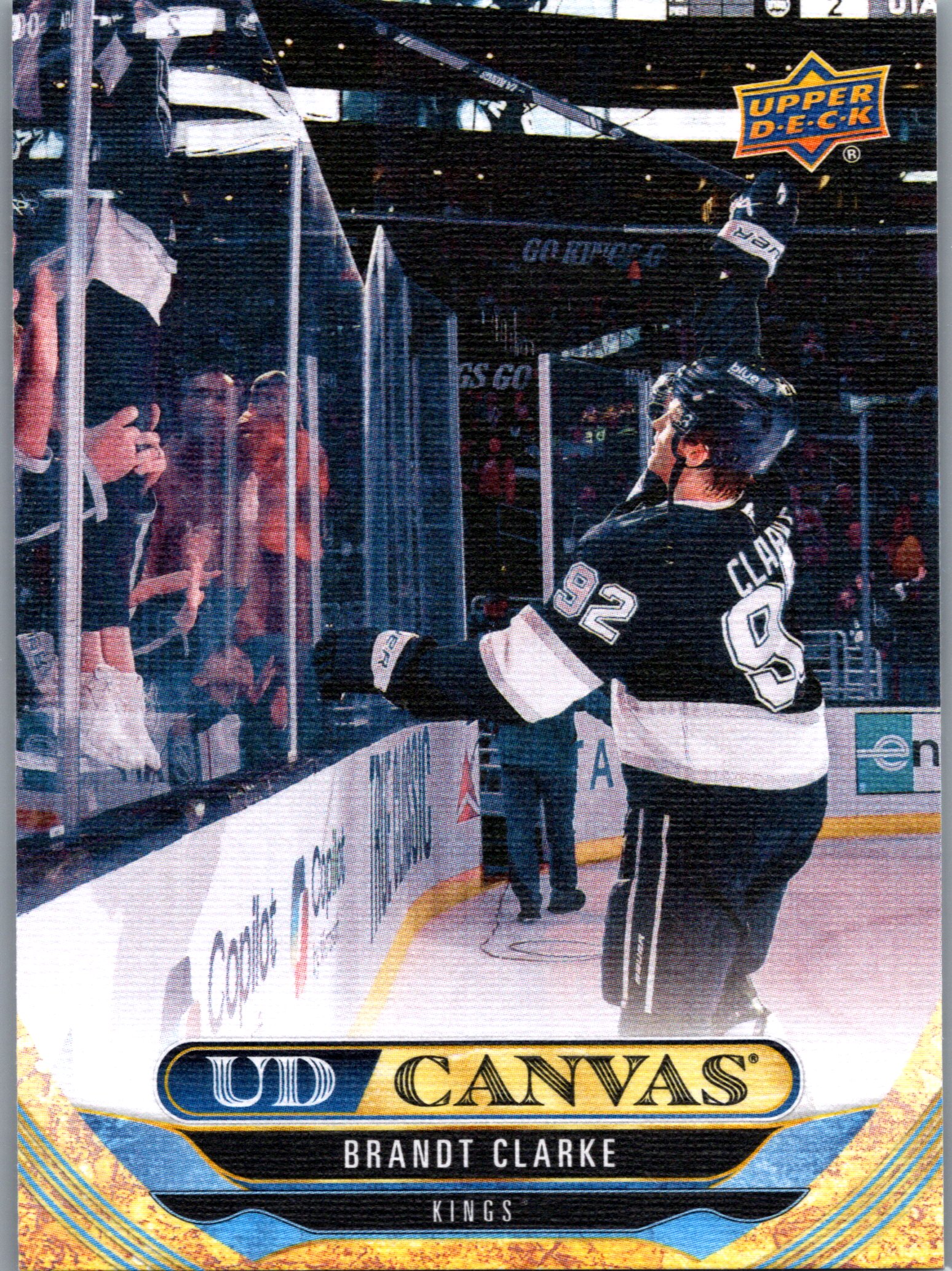 2024-25 Upper Deck - UD Canvas Brandt Clarke #C334 front