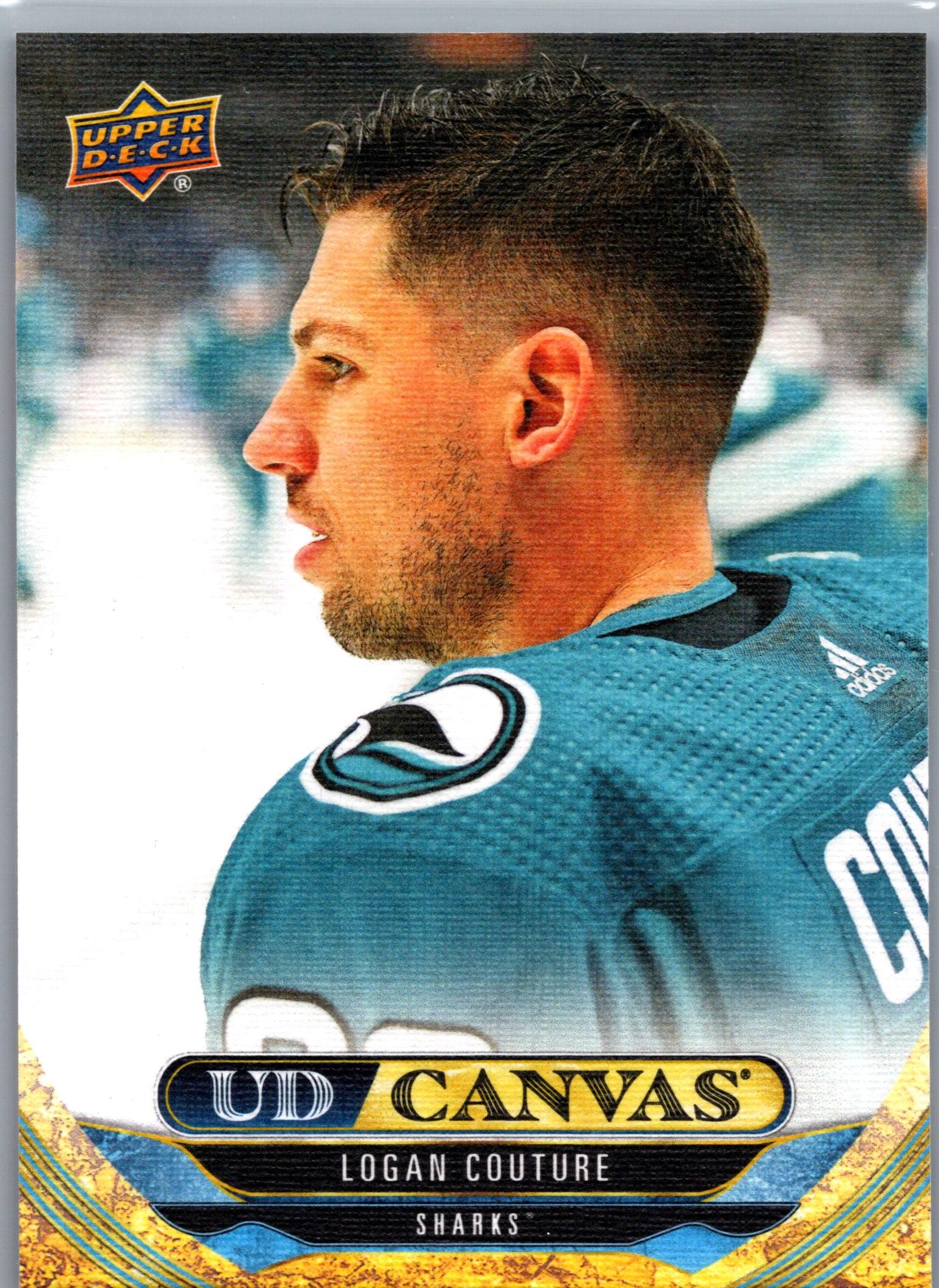 2024-25 Upper Deck - UD Canvas Logan Couture #C-9 front