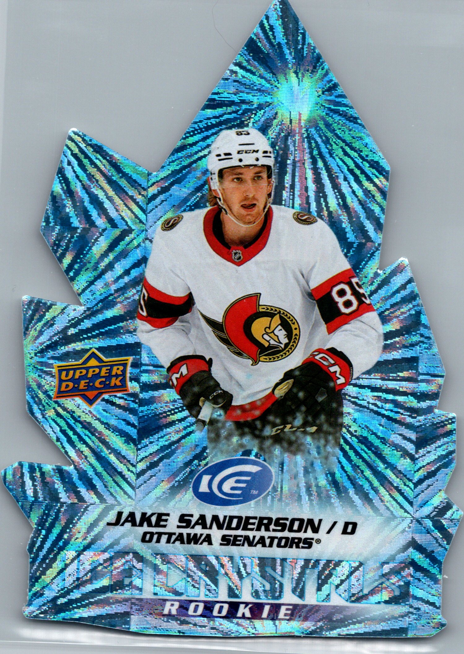 2022-23 Upper Deck Ice - Ice Crystals Jake Sanderson #IC-50 front