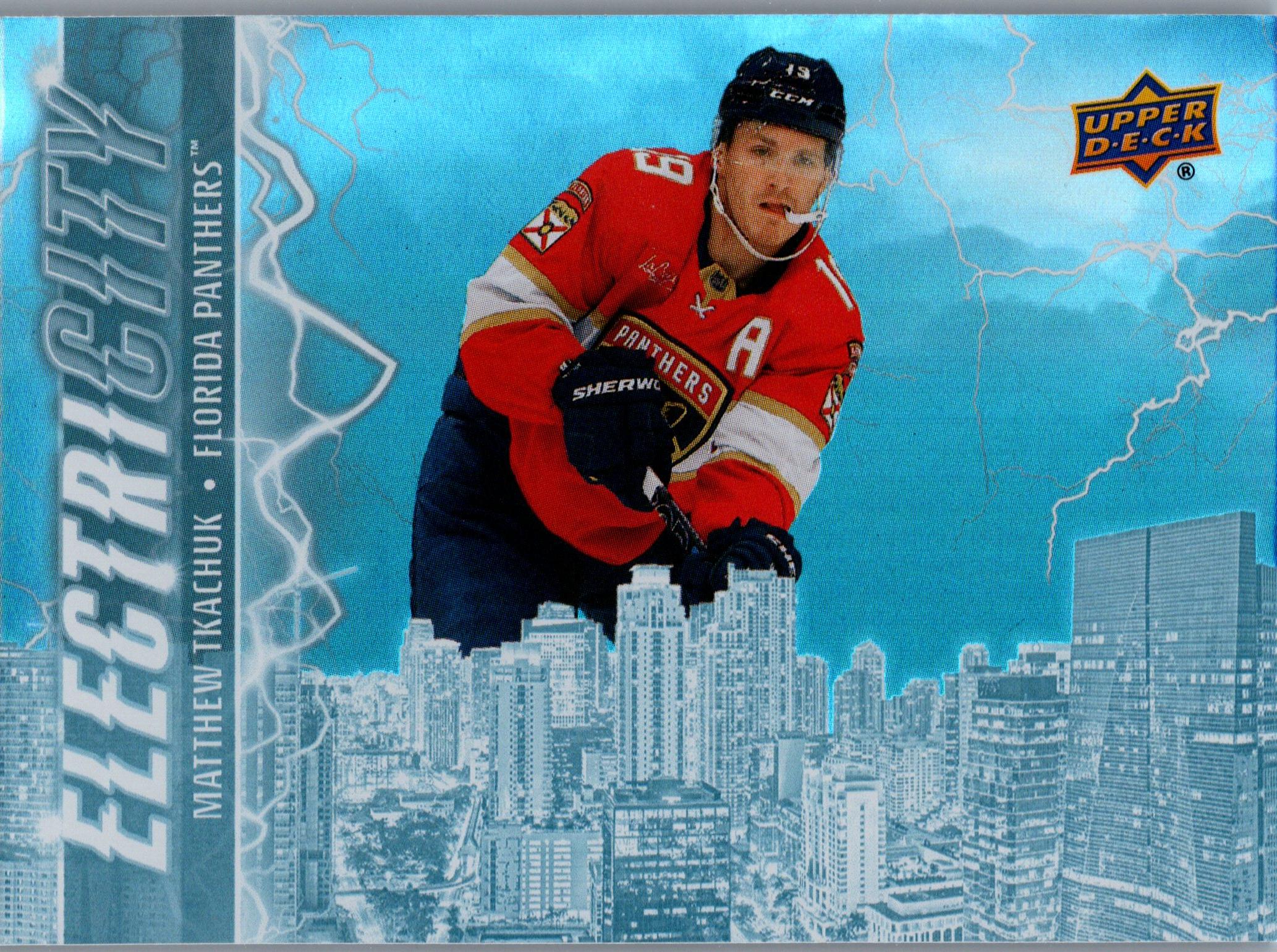 2024-25 Upper Deck - ElectriCITY Matthew Tkachuk #EC-17 front