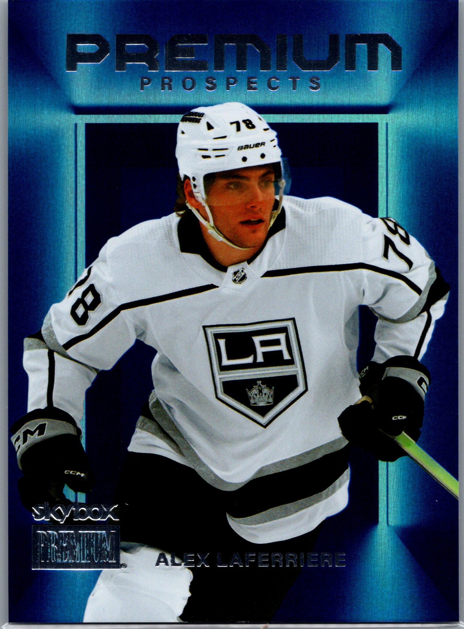 2023-24 SkyBox Metal Universe - SkyBox Premium Prospects Alex Laferriere #PP-9 front