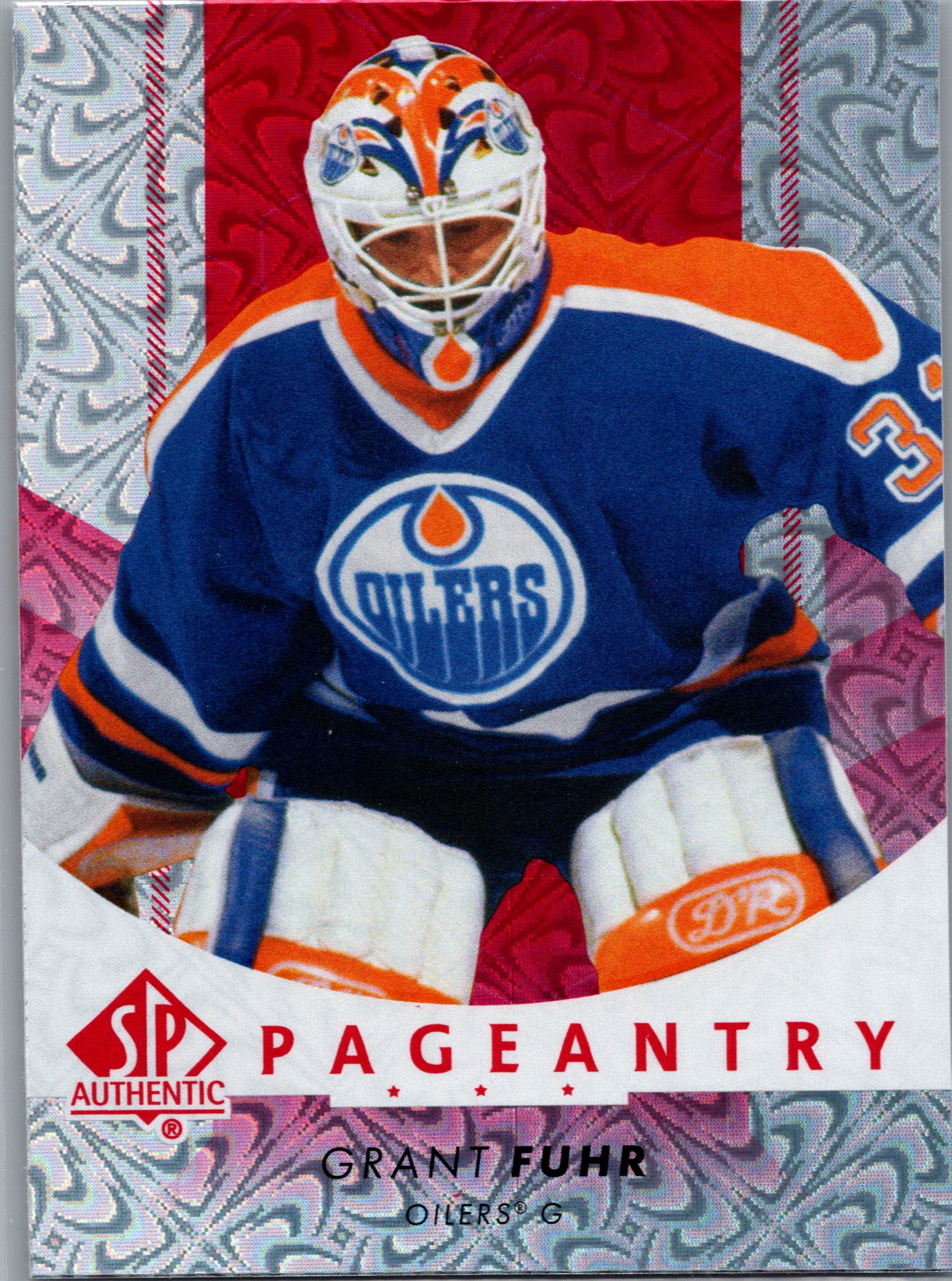 2022-23 SP Authentic - Pageantry Red Grant Fuhr #P-53 front
