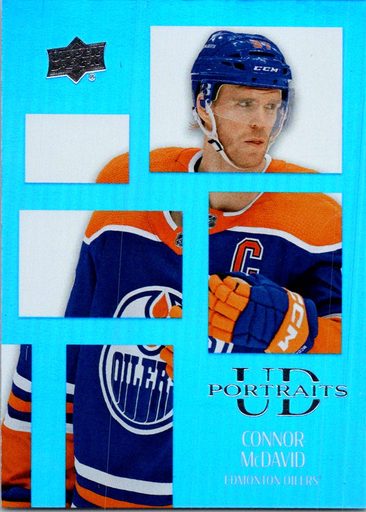 2024-25 Upper Deck - UD Portraits Connor McDavid #P33 front