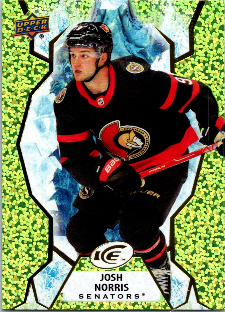 2021-22 Upper Deck Ice - Green Josh Norris #67 front