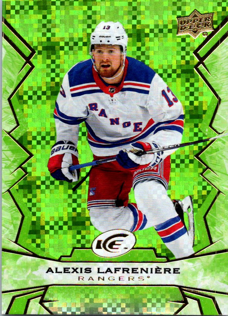 2022-23 Upper Deck Ice - Green Alexis Lafreniere #92 front