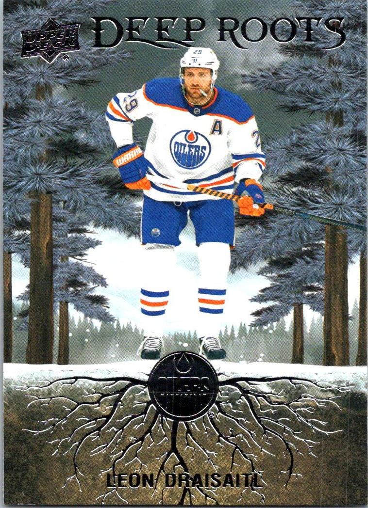 2023-24 Upper Deck - Deep Roots Leon Draisaitl #DR-32 front