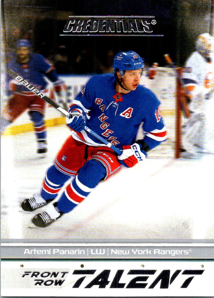 2024-25 Upper Deck Credentials - Front Row Talent Autographs Artemi Panarin #FRT-AP AU, SP front