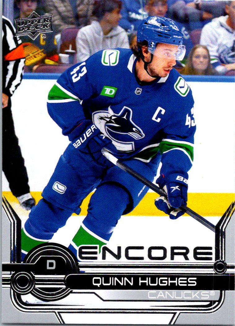 2024-25 Upper Deck - Encore Quinn Hughes #E-12 front