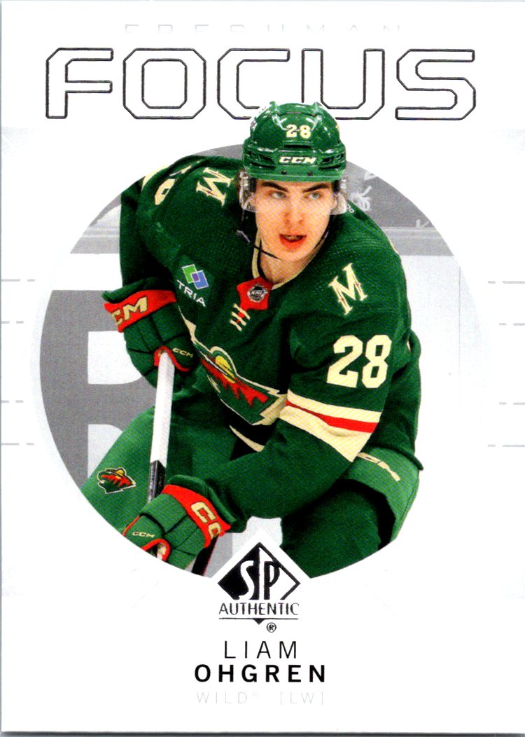 2024-25 SP Authentic - Freshman Focus Liam Ohgren #FF-5 front
