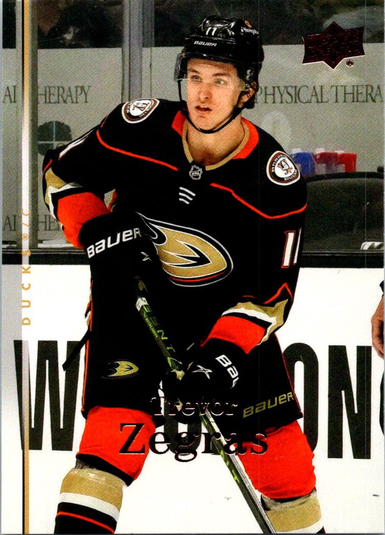 2022-23 Upper Deck - 2007-08 Upper Deck Retro Trevor Zegras #T-2 front