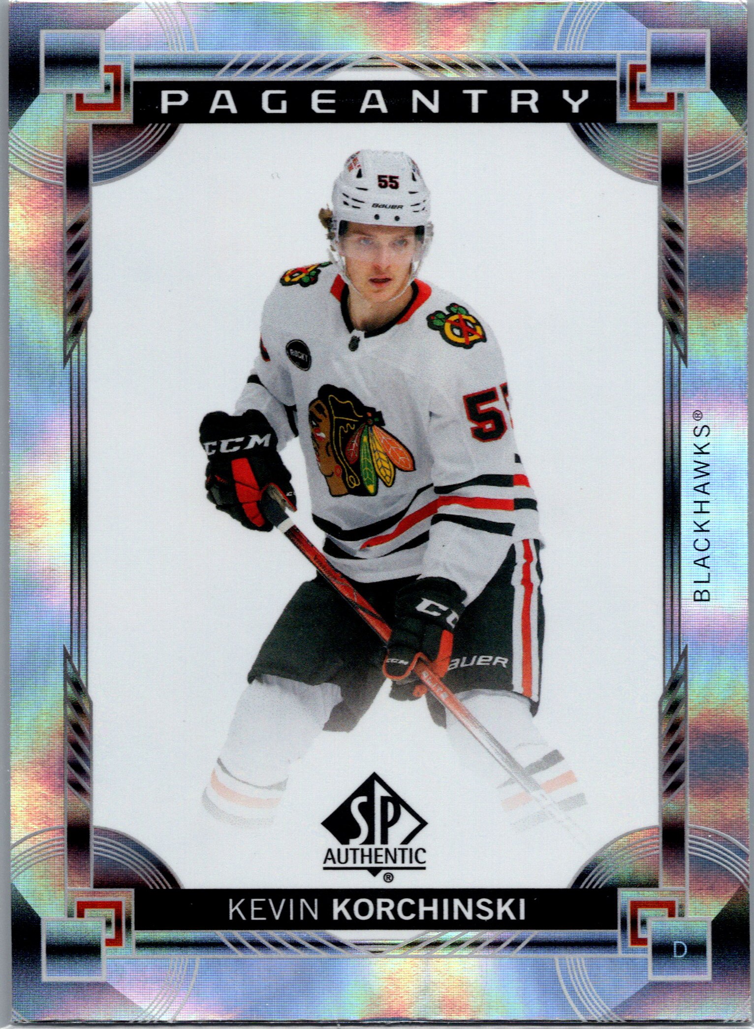 2024-25 SP Authentic - Pageantry Kevin Korchinski #P-58 front