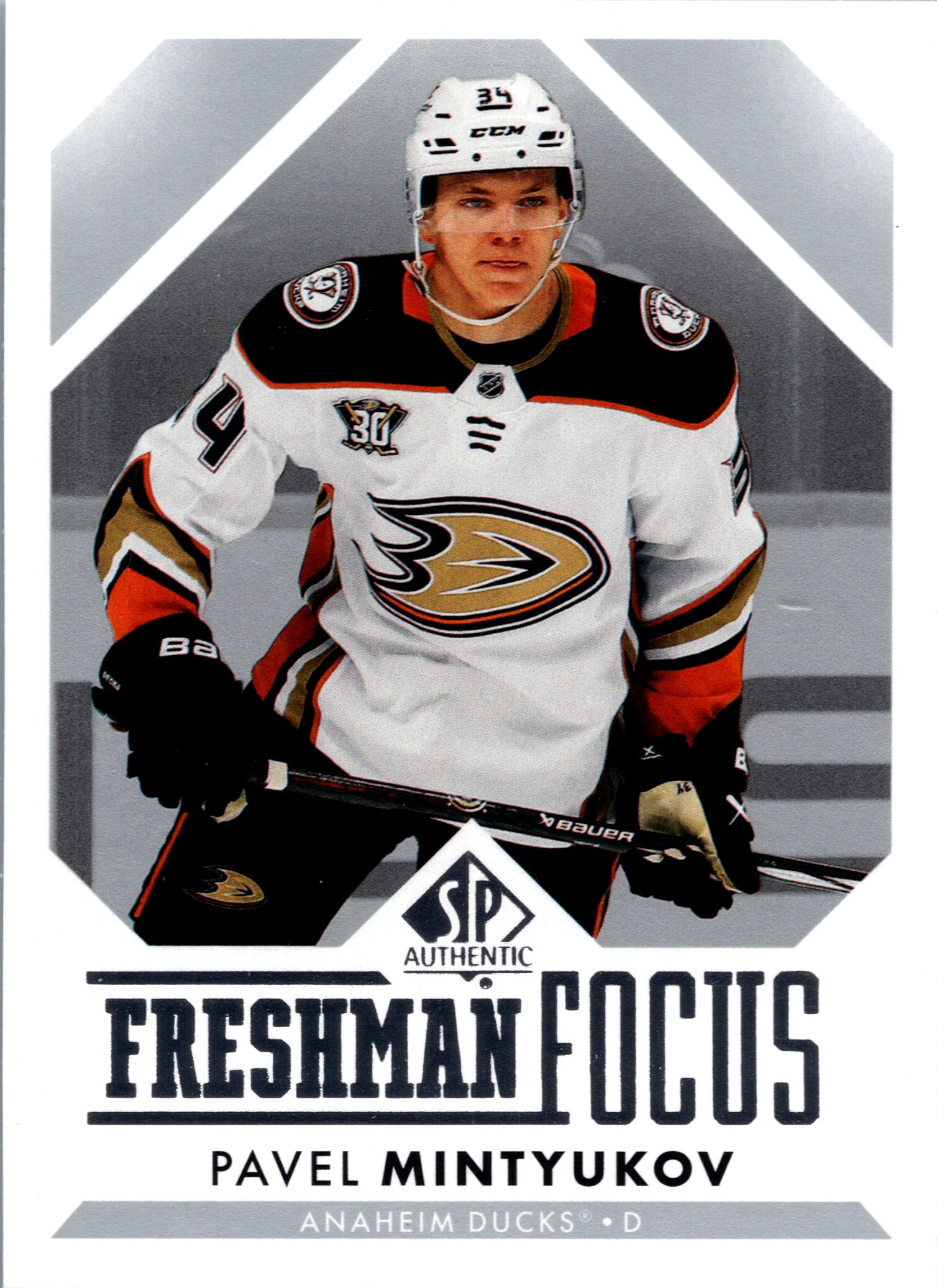 2023-24 SP Authentic - Freshman Focus Pavel Mintyukov #FF-36 front