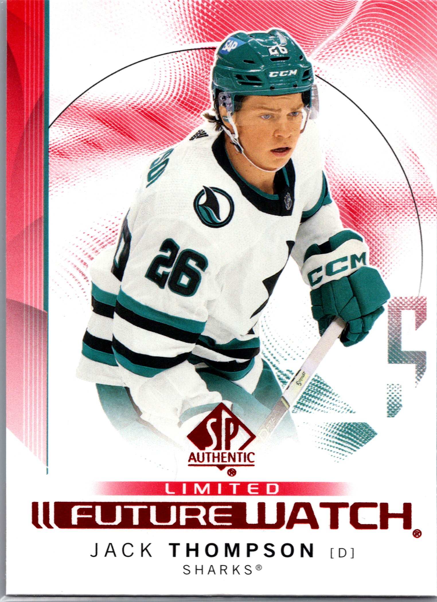 2024-25 SP Authentic - Limited Red Jack Thompson #113 front