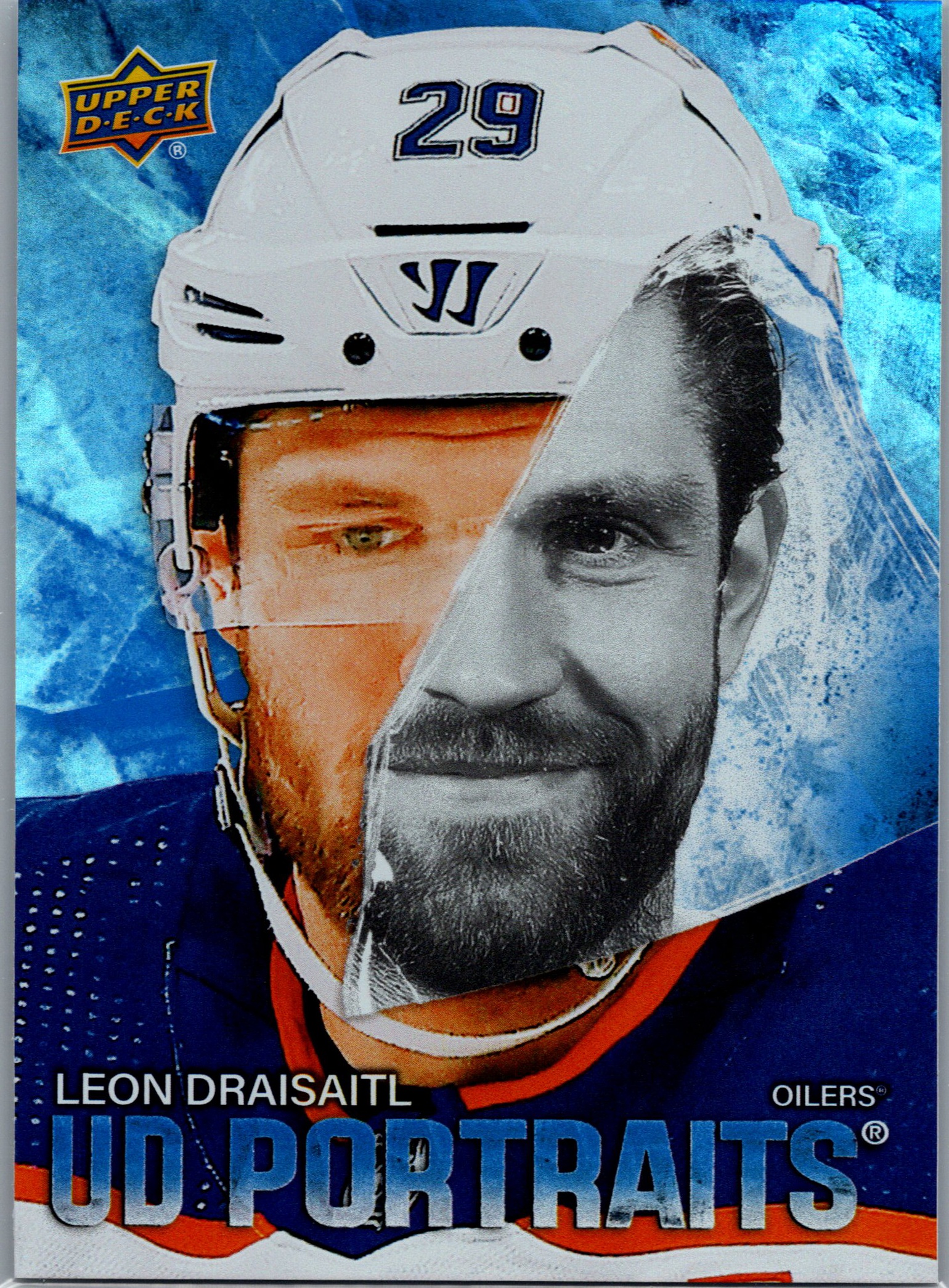 2025-26 Upper Deck - UD Portraits Speckle Leon Draisaitl #P-30 front