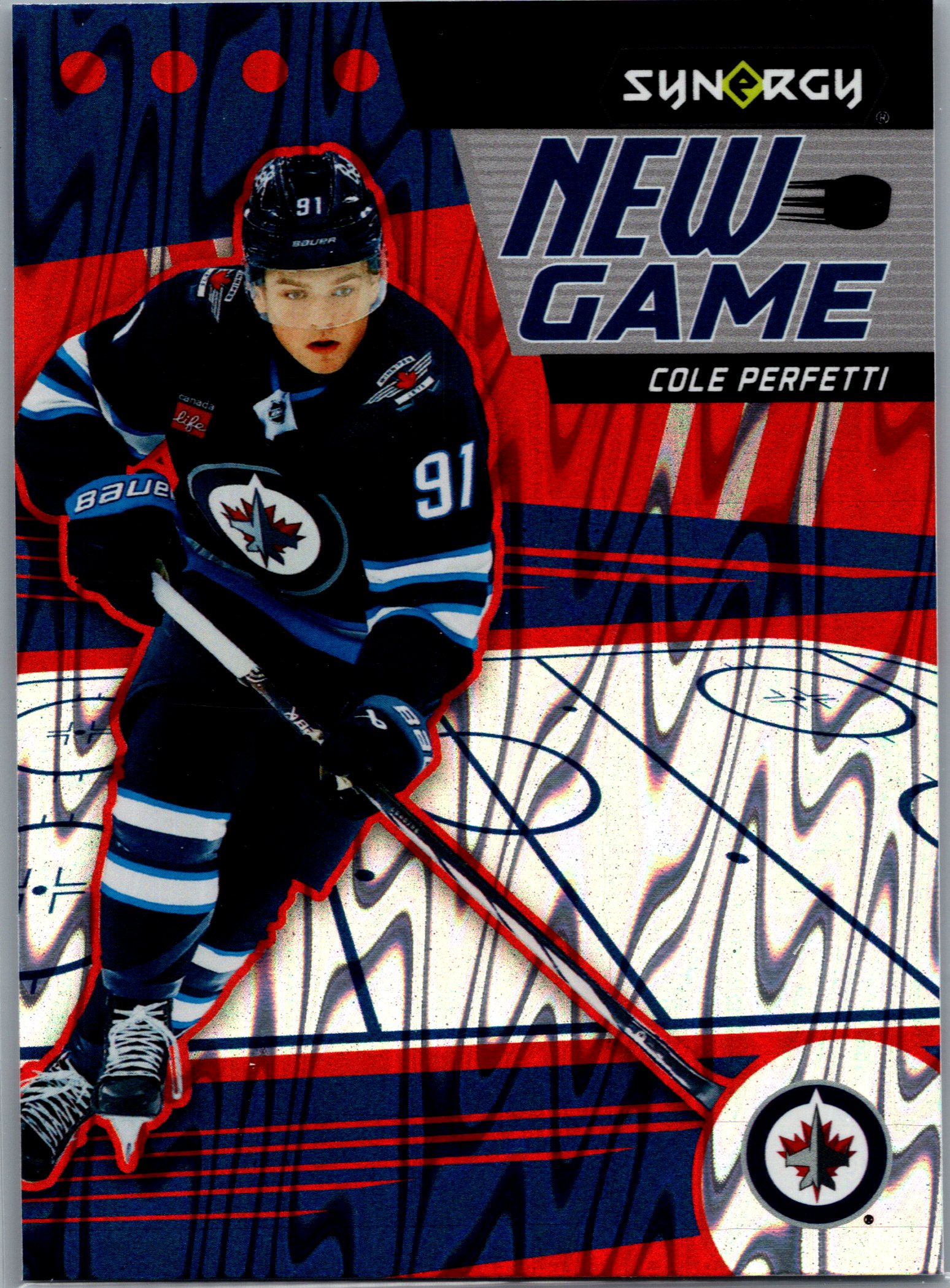 2024-25 Upper Deck Synergy - New Game Cole Perfetti #NG-22 front