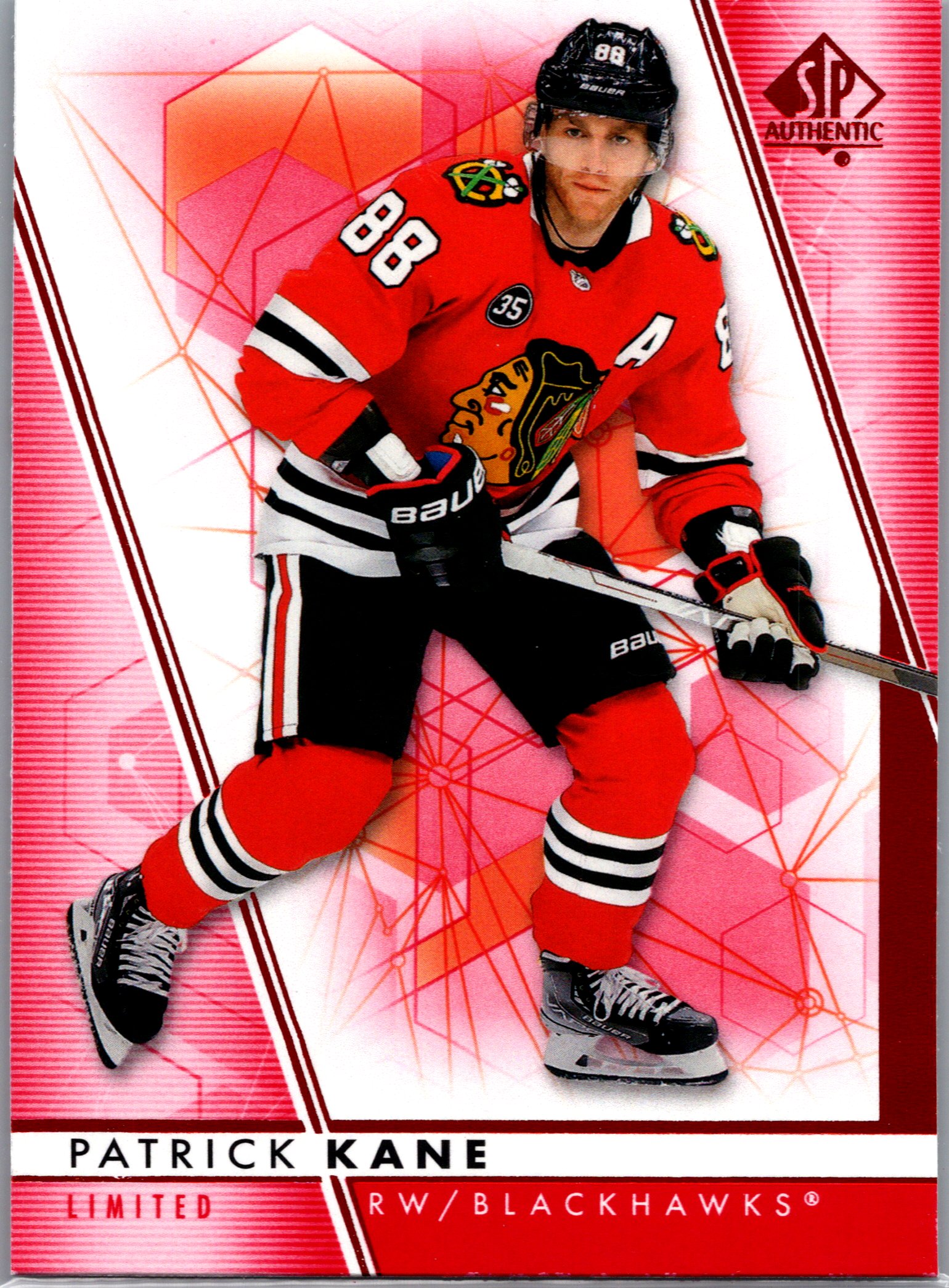 2022-23 SP Authentic - Limited Red Patrick Kane #88 front