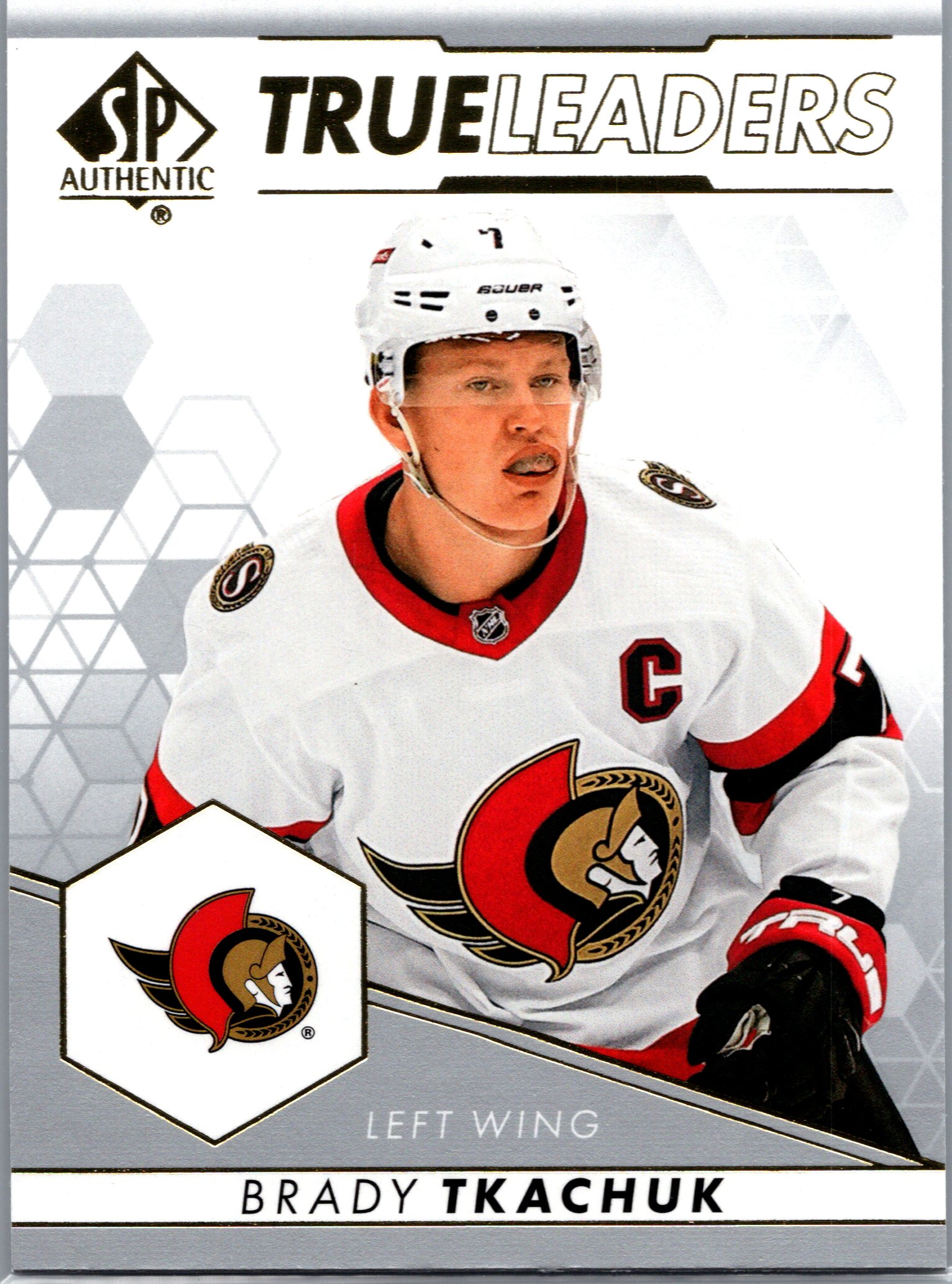 2022-23 SP Authentic - True Leaders Brady Tkachuk #TL-14 front