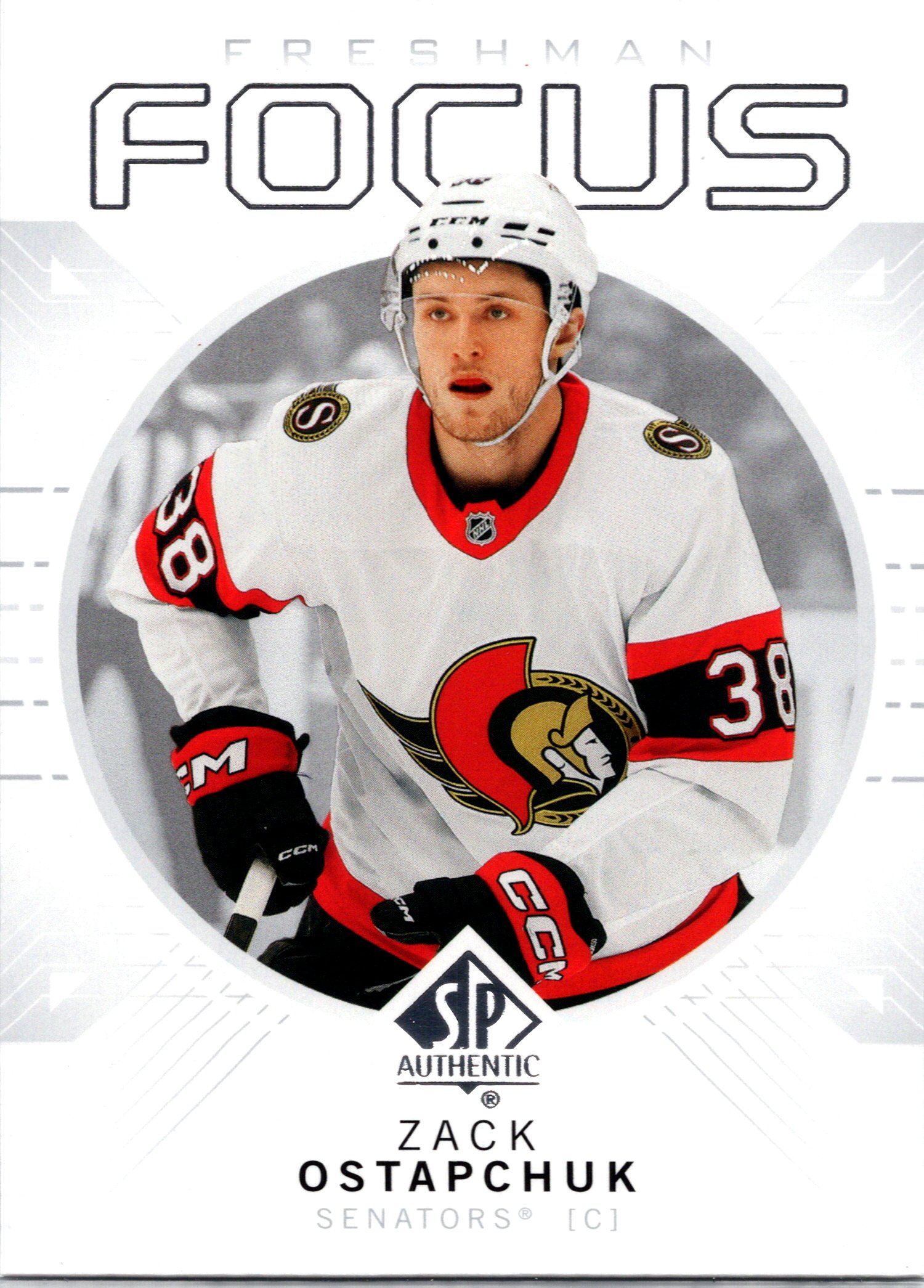 2024-25 SP Authentic - Freshman Focus Zack Ostapchuk #FF-10 front