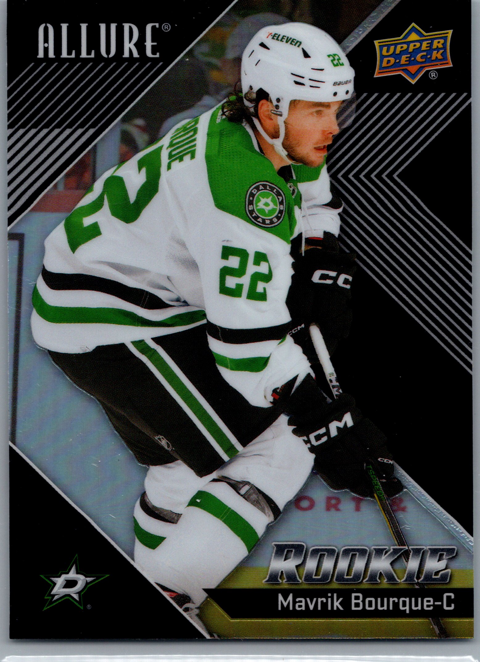 2024-25 Upper Deck Allure - Black Rainbow Mavrik Bourque #141 front