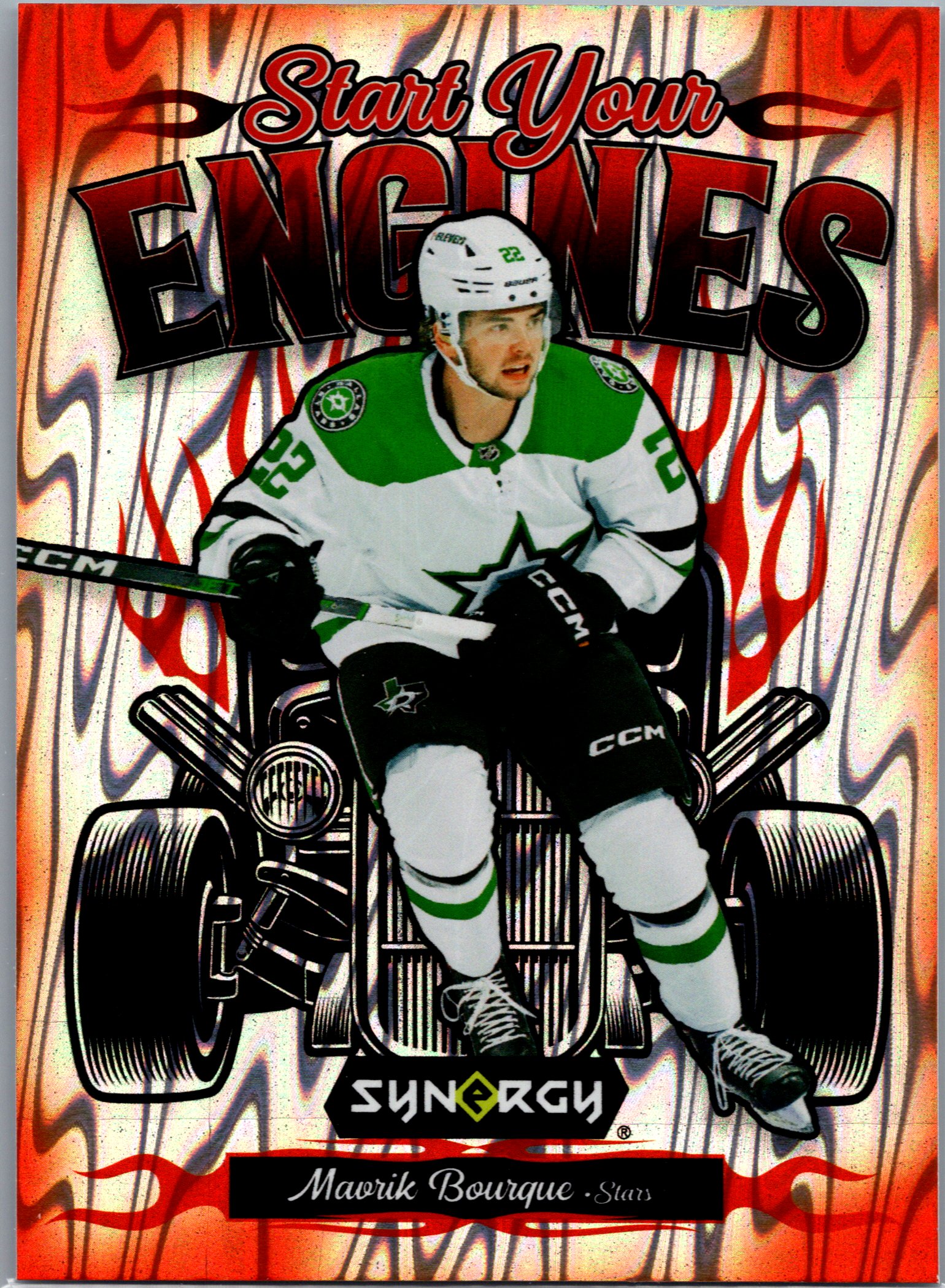 2024-25 Upper Deck Synergy - Start Your Engines Mavrik Bourque #SYE-19 front