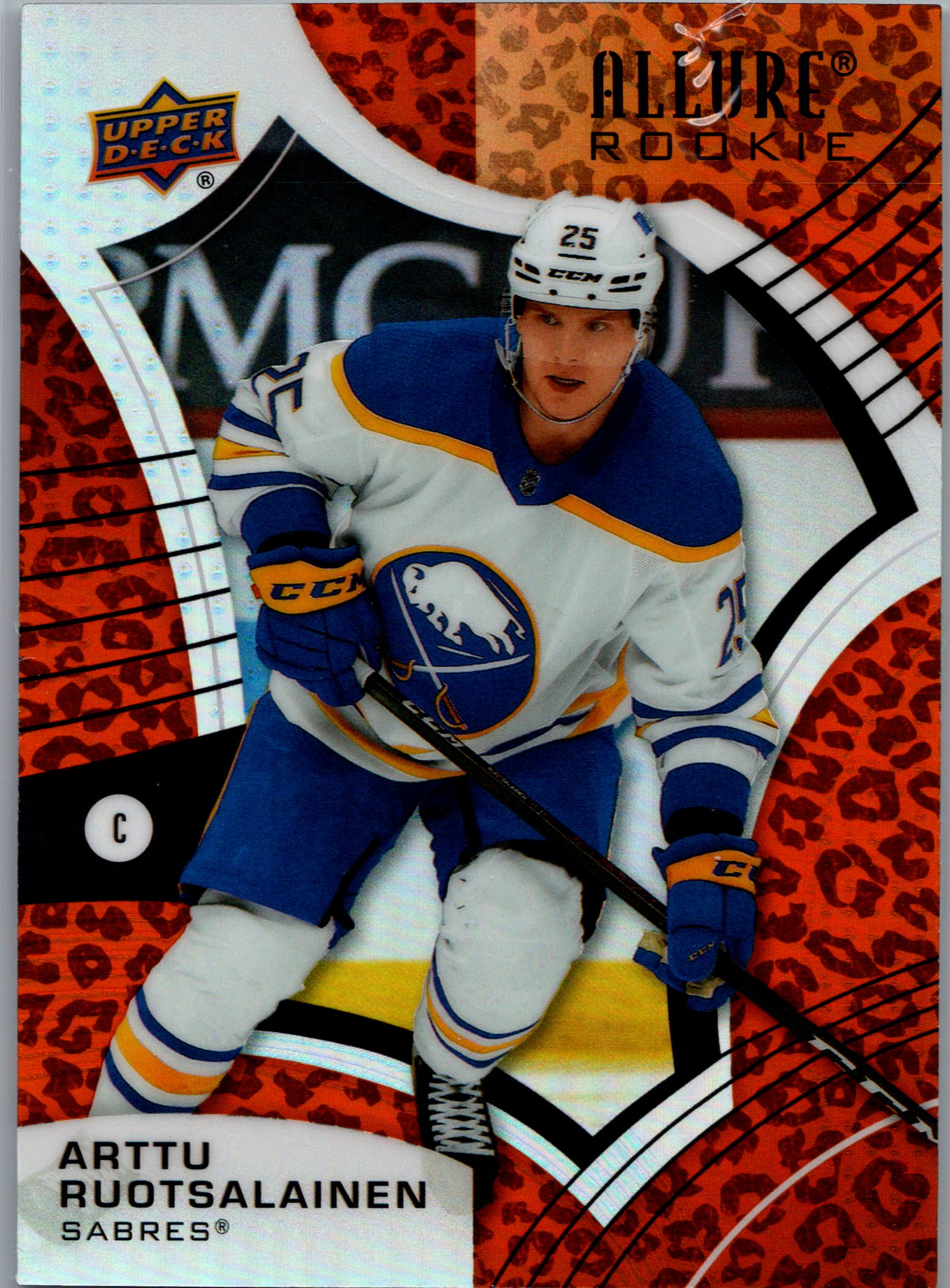 2021-22 Upper Deck Allure - Red Rainbow Arttu Ruotsalainen #126 front