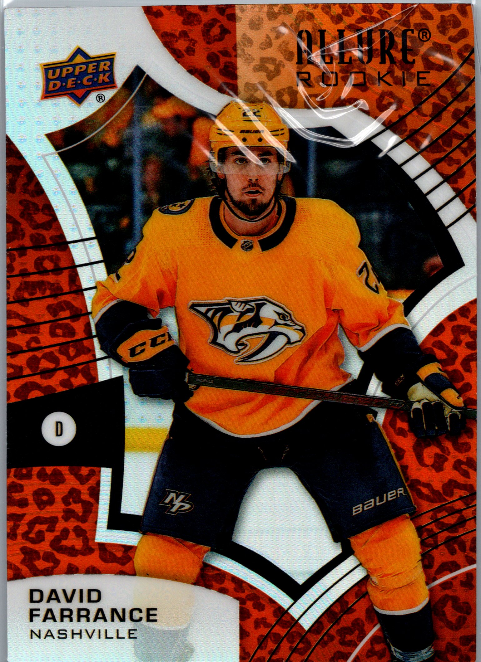 2021-22 Upper Deck Allure - Sunrise David Farrance #136 front