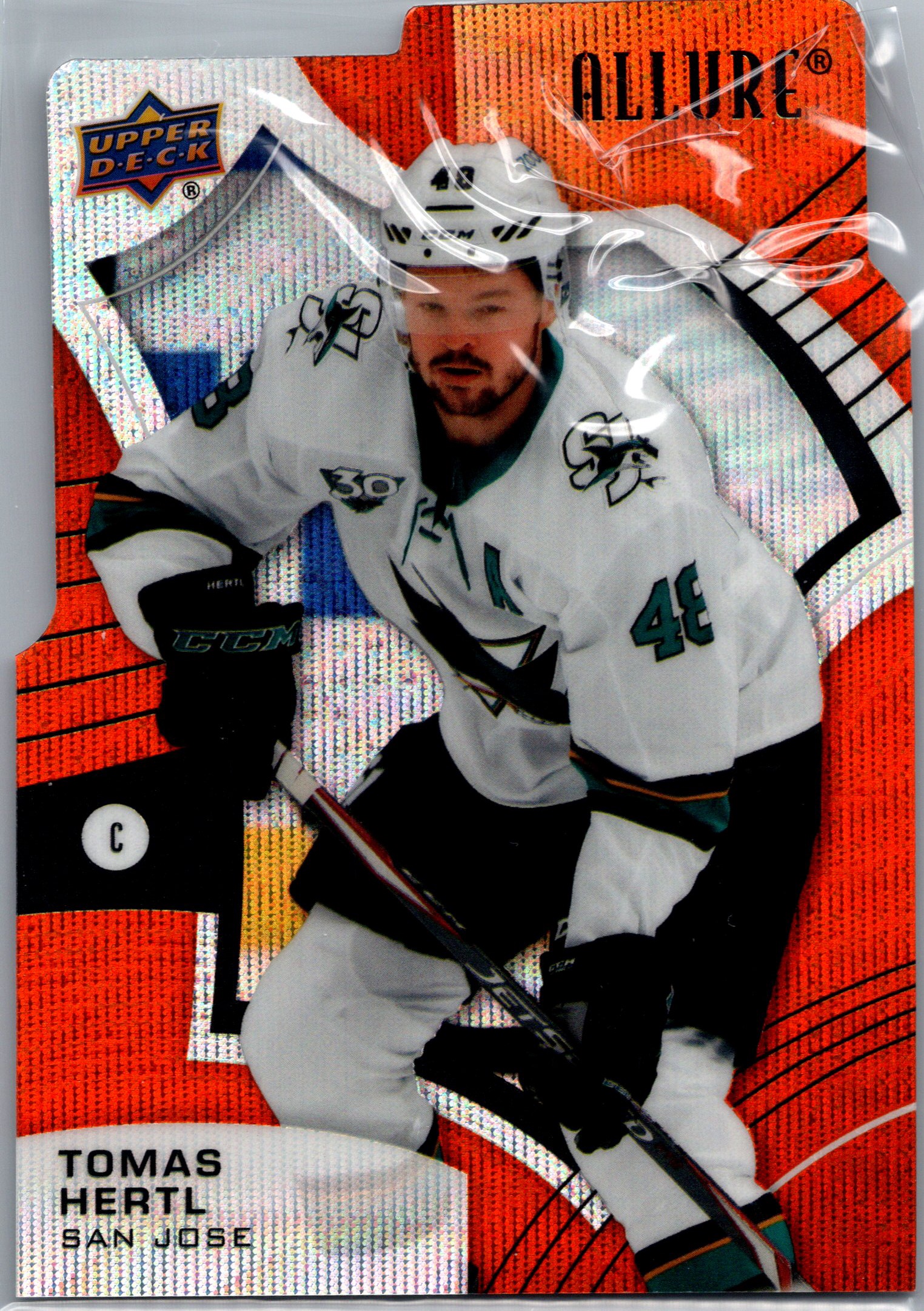 2021-22 Upper Deck Allure - Red Rainbow Tomas Hertl #99 front