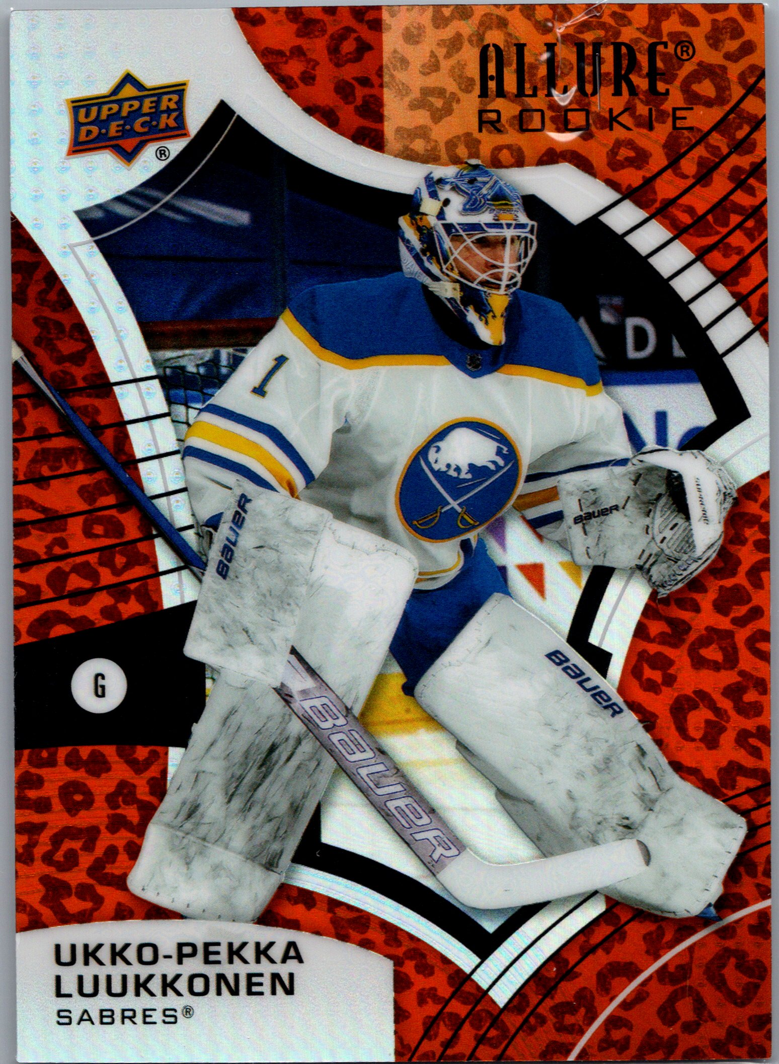 2021-22 Upper Deck Allure - Leopard Ukko-Pekka Luukkonen #122 front