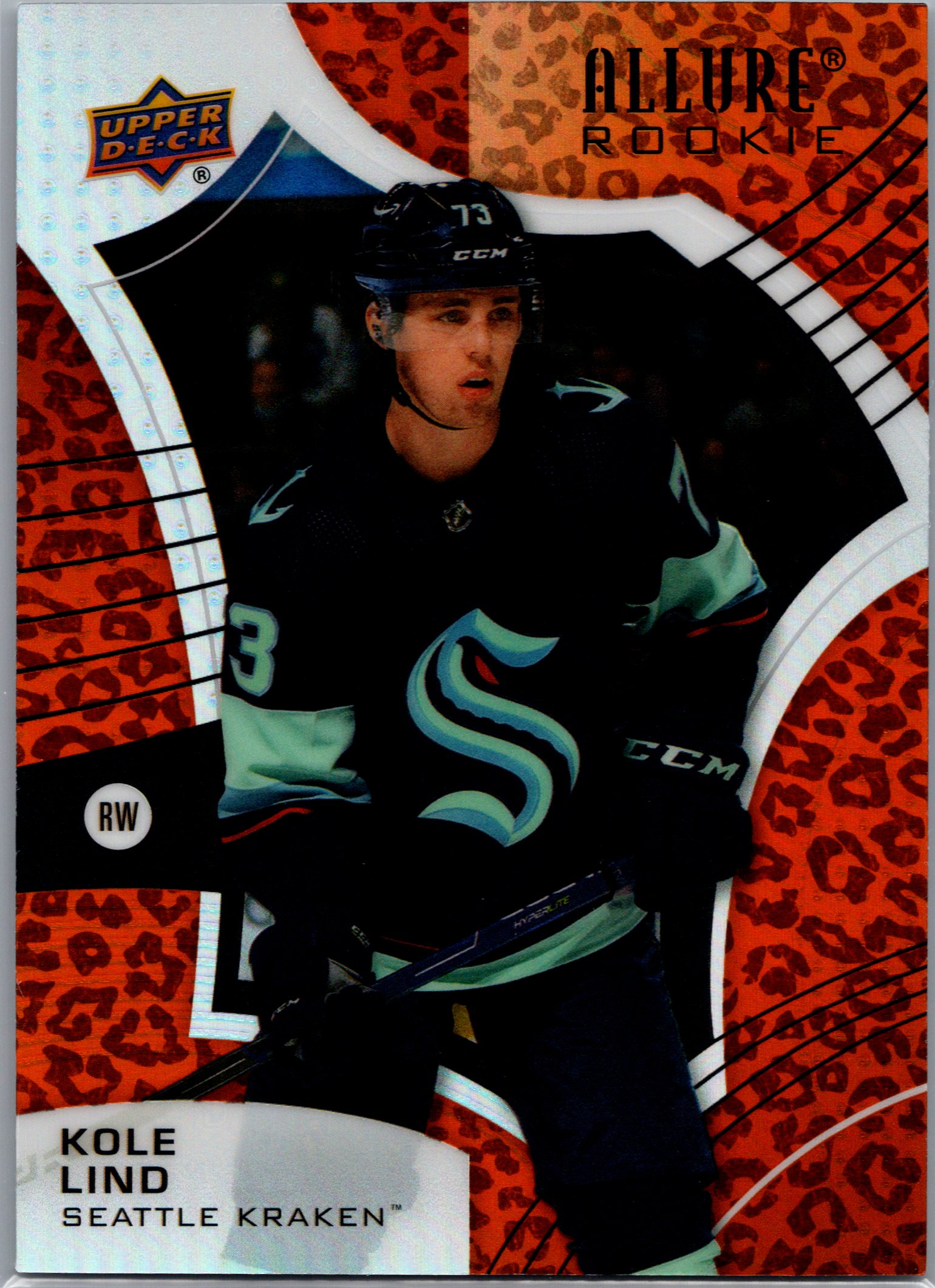 2021-22 Upper Deck Allure - Leopard Kole Lind #120 front
