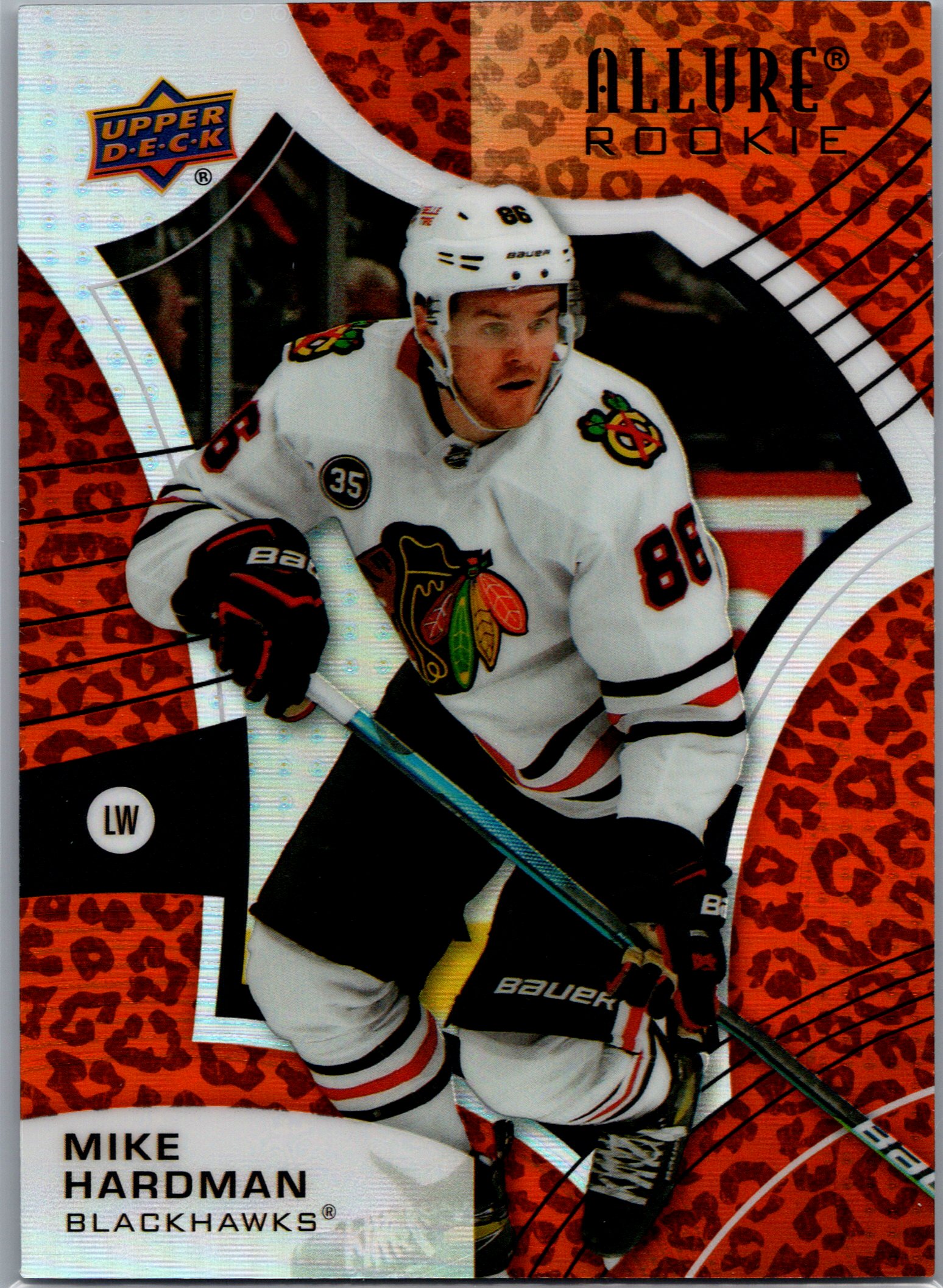2021-22 Upper Deck Allure - Leopard Mike Hardman #111 front