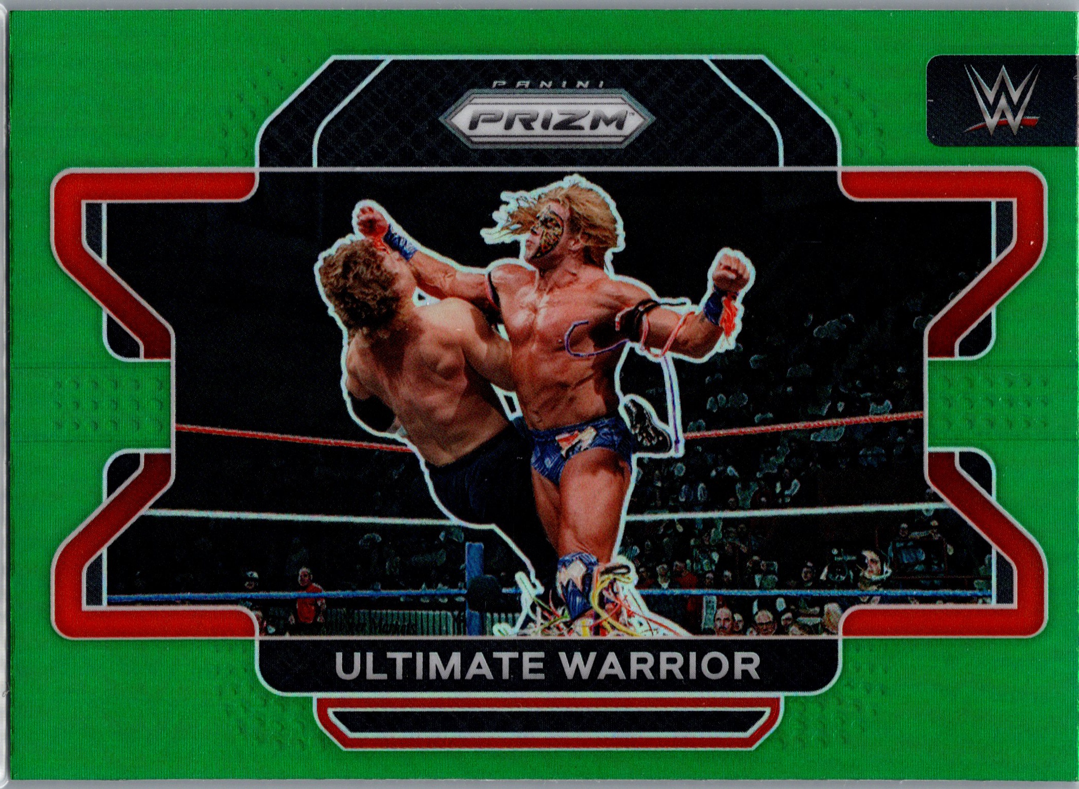 2022 Panini Prizm WWE - Green Ultimate Warrior #93 front