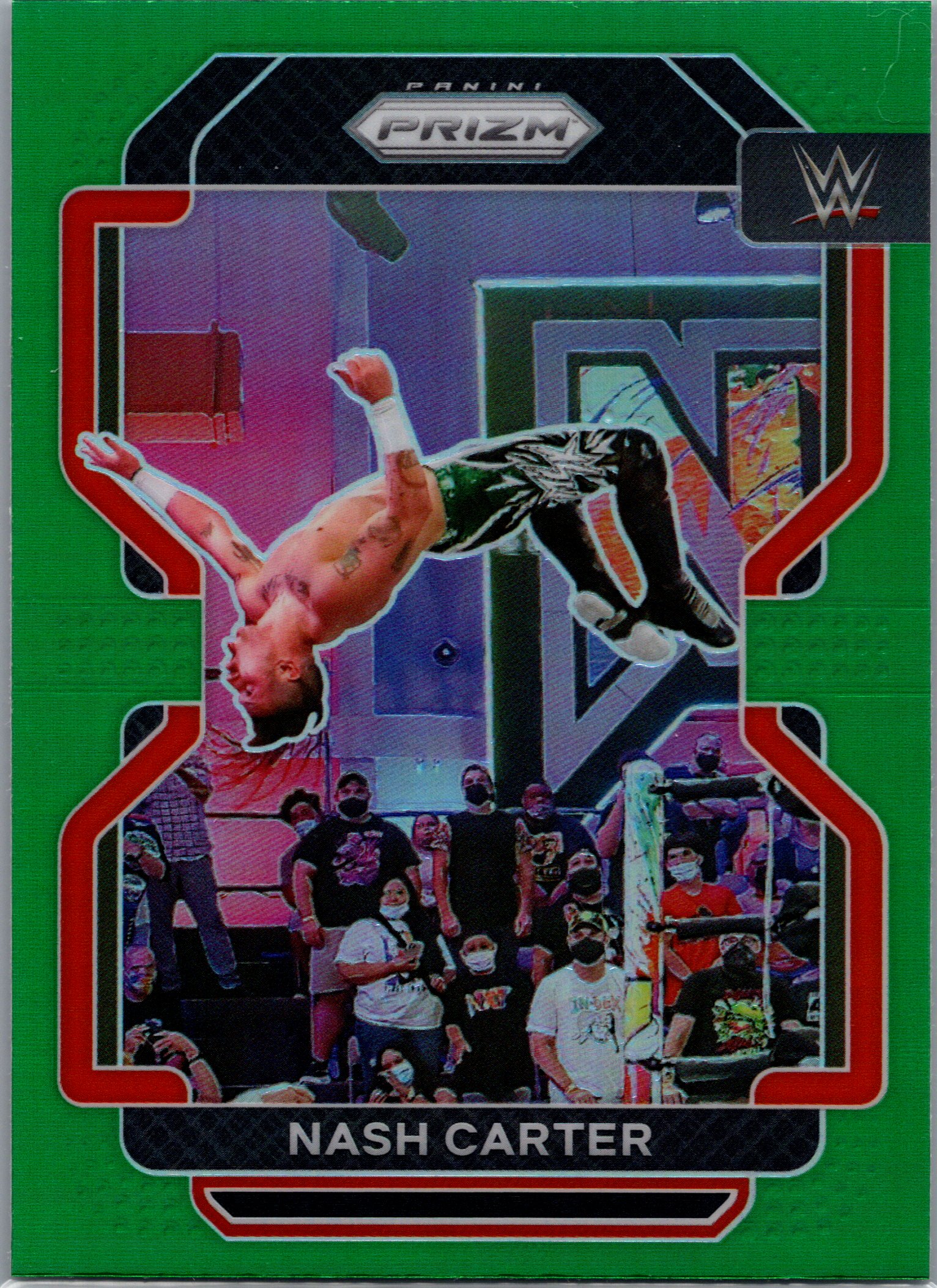 2022 Panini Prizm WWE - Green Nash Carter #143 front