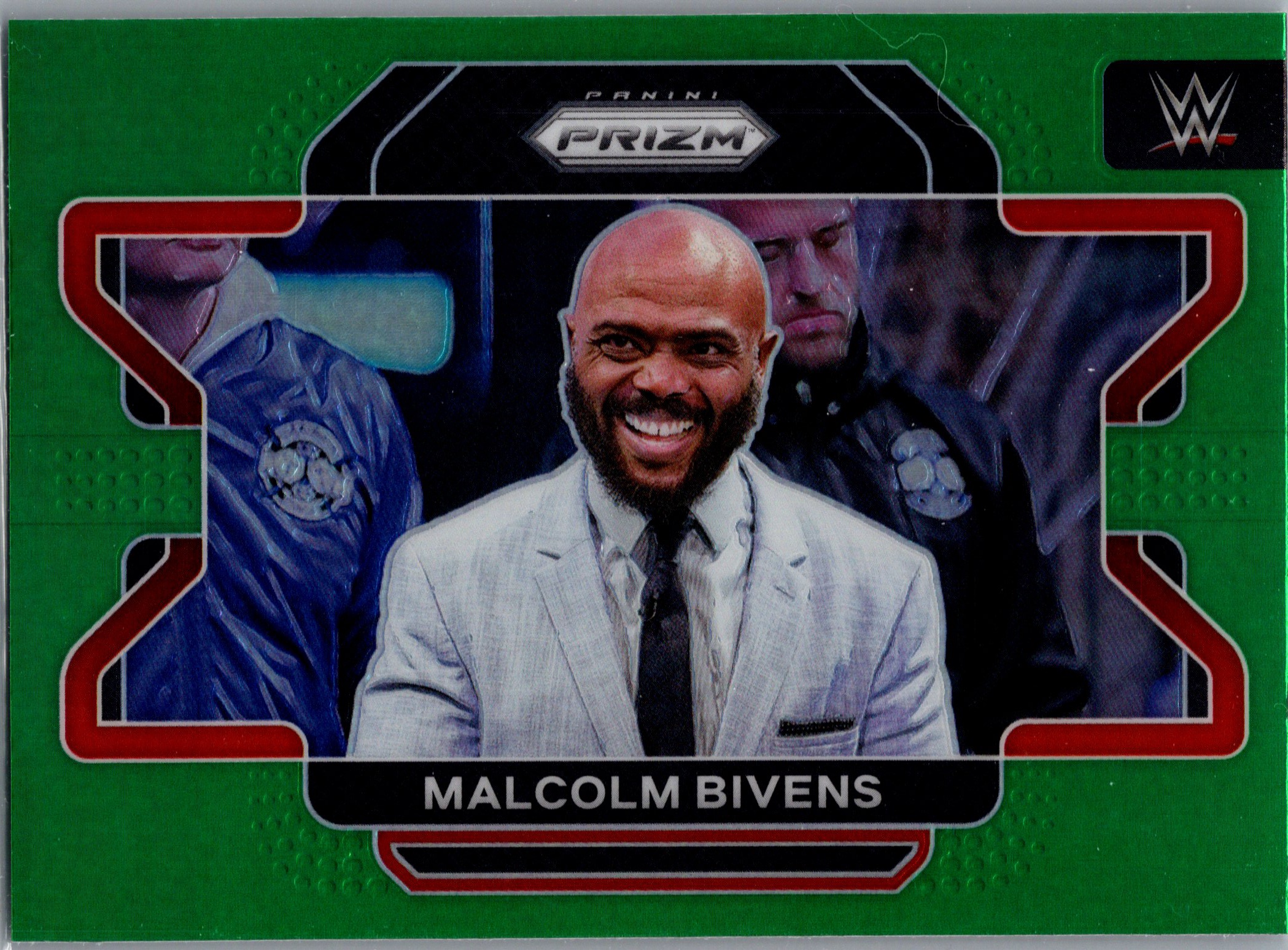 2022 Panini Prizm WWE - Green Malcolm Bivens #85 front