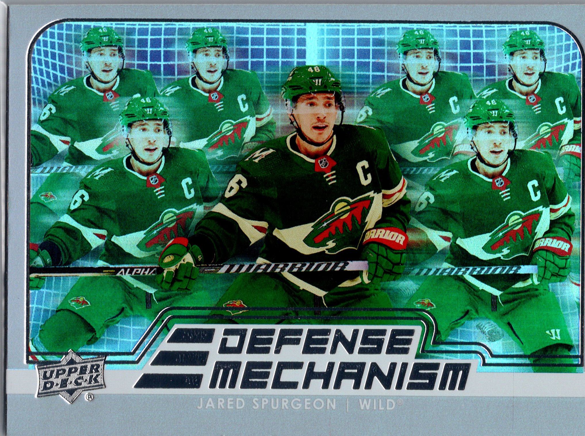 2022-23 Upper Deck - Defense Mechanism Jared Spurgeon #DM-19 front