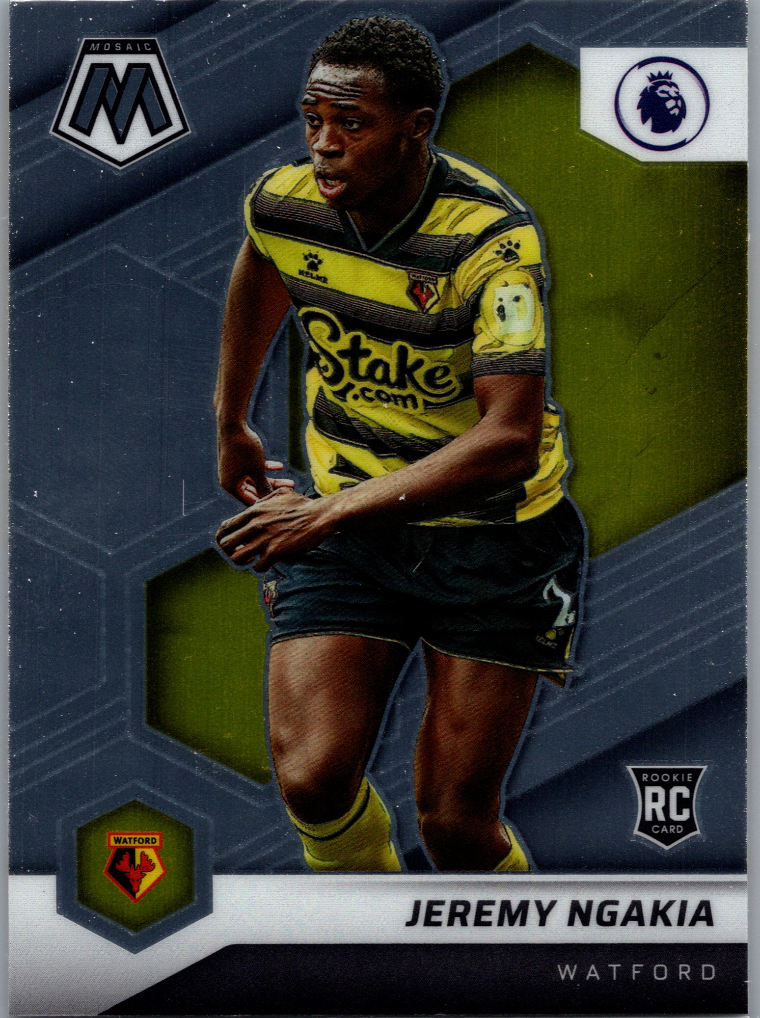 2021-22 Panini Mosaic Premier League Jeremy Ngakia #45 front