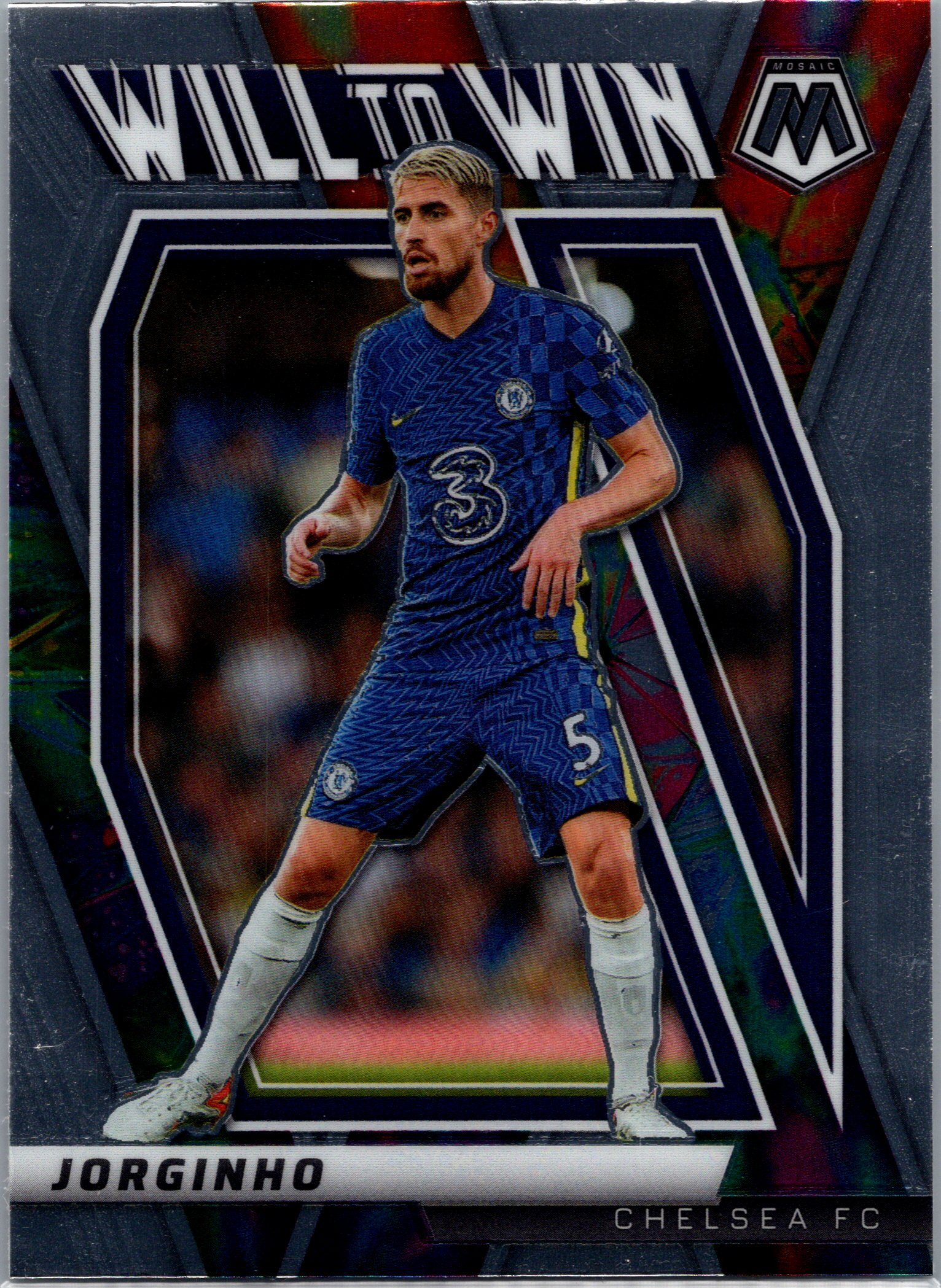 2021-22 Panini Mosaic Premier League - Will to Win Jorginho #26 front