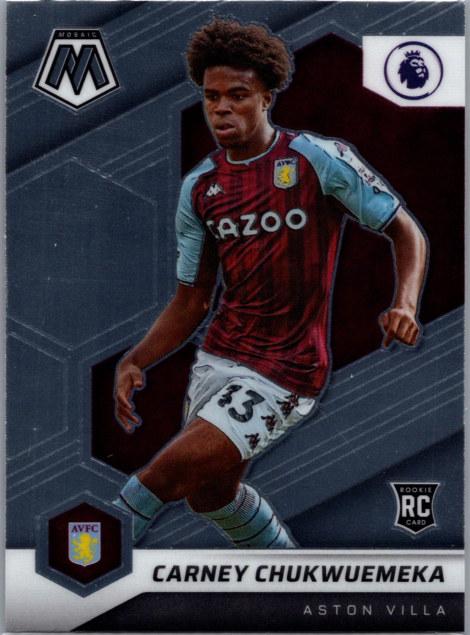 2021-22 Panini Mosaic Premier League Carney Chukwuemeka #121 RC front