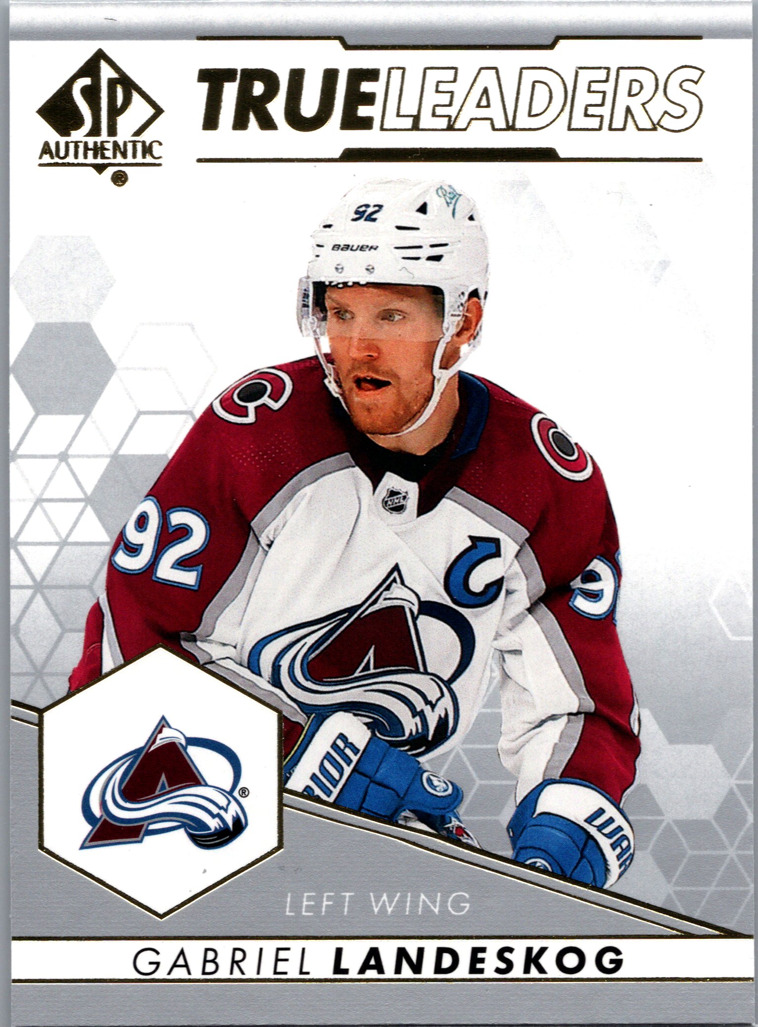 2022-23 SP Authentic - True Leaders Gabriel Landeskog #TL-1 front