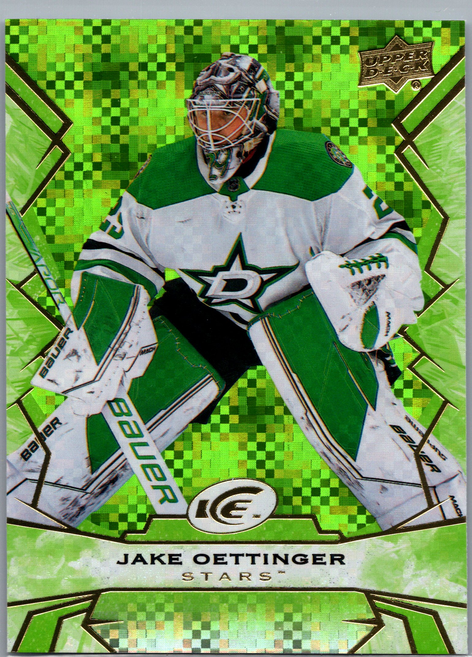 2022-23 Upper Deck Ice - Green Jake Oettinger #61 front