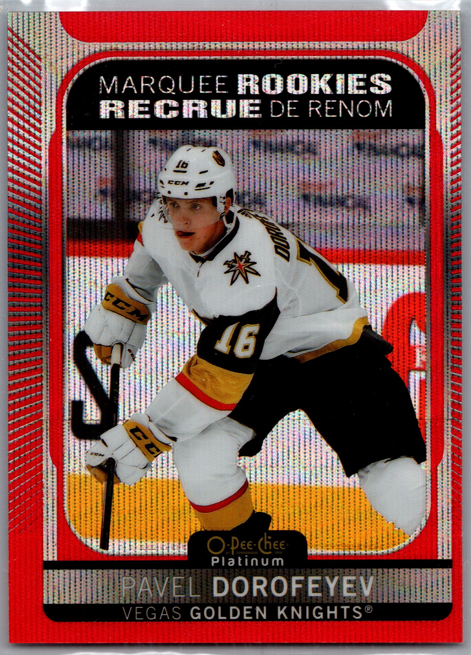 2021-22 O-Pee-Chee Platinum - Red-Surge Pavel Dorofeyev #274 front