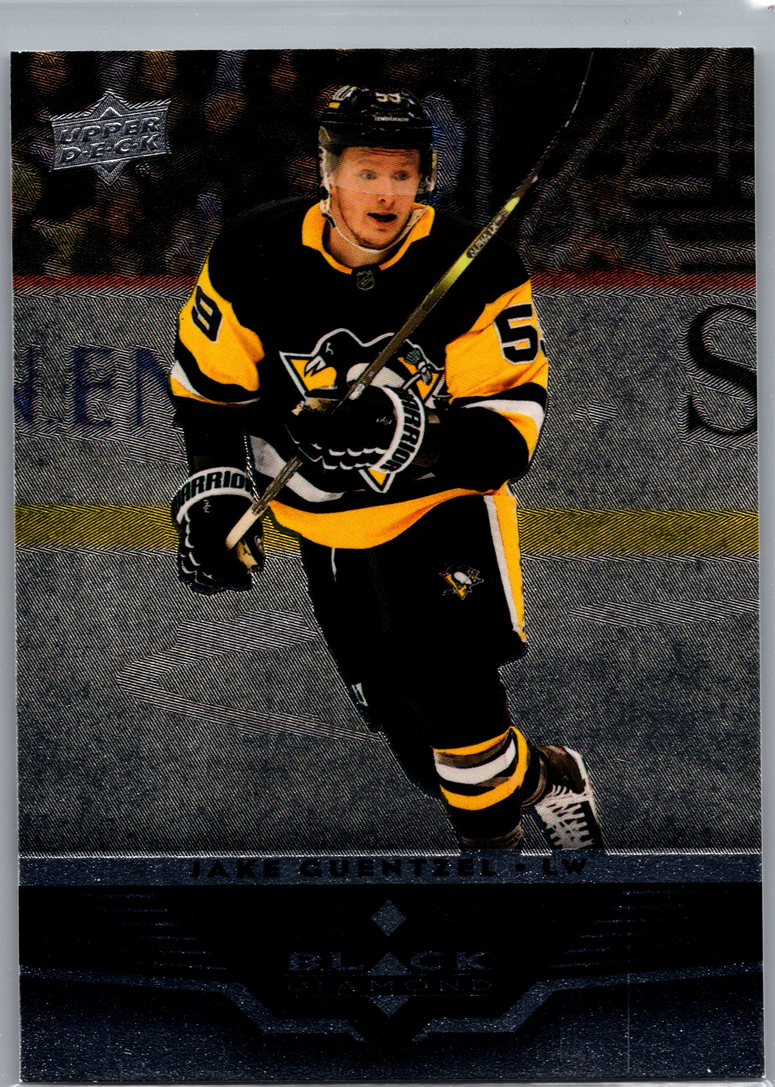 2021-22 Upper Deck - 2005-06 Black Diamond Retro Jake Guentzel #BD-5 front