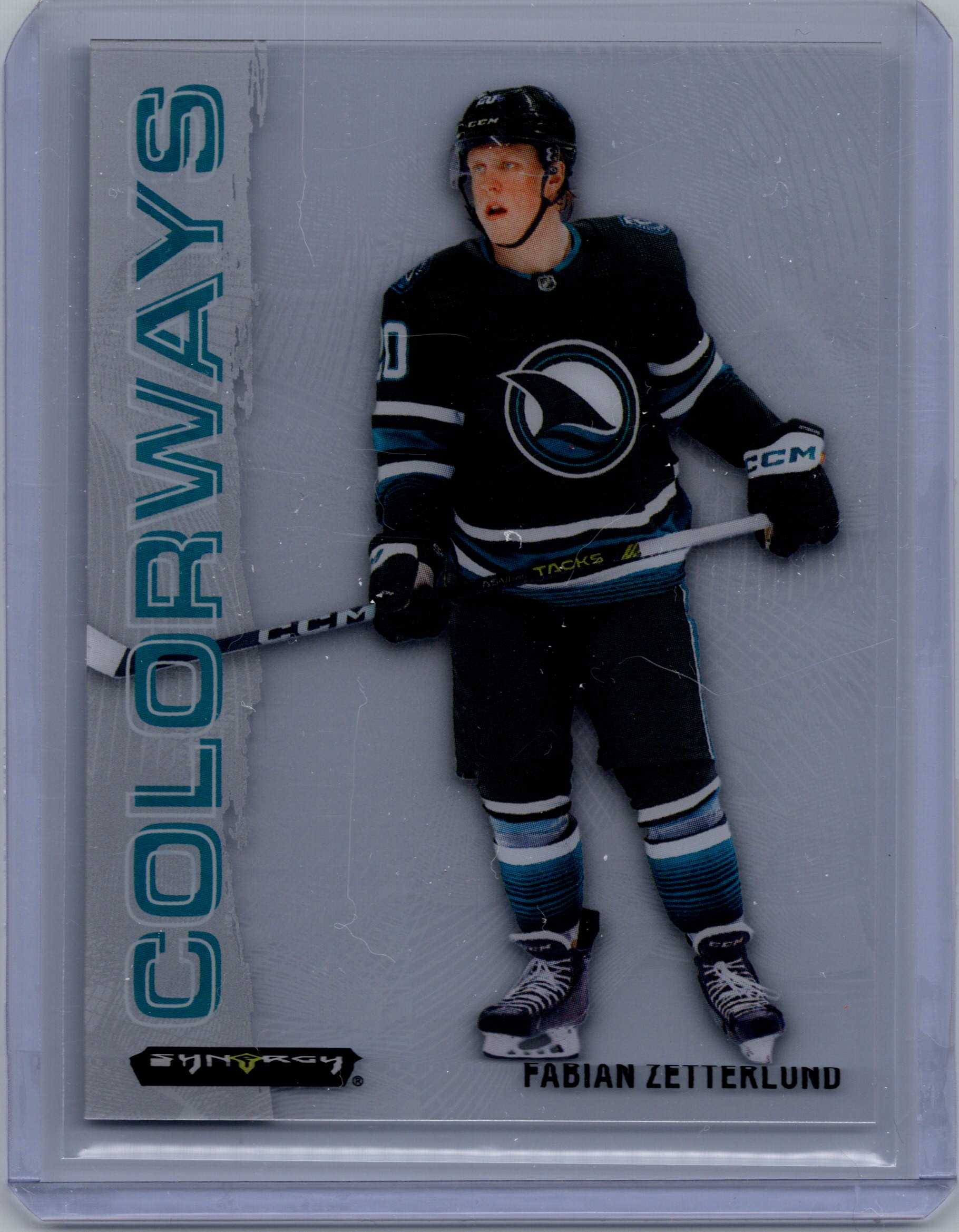 2024-25 Upper Deck Synergy - Colorways Fabian Zetterlund #L-17 front