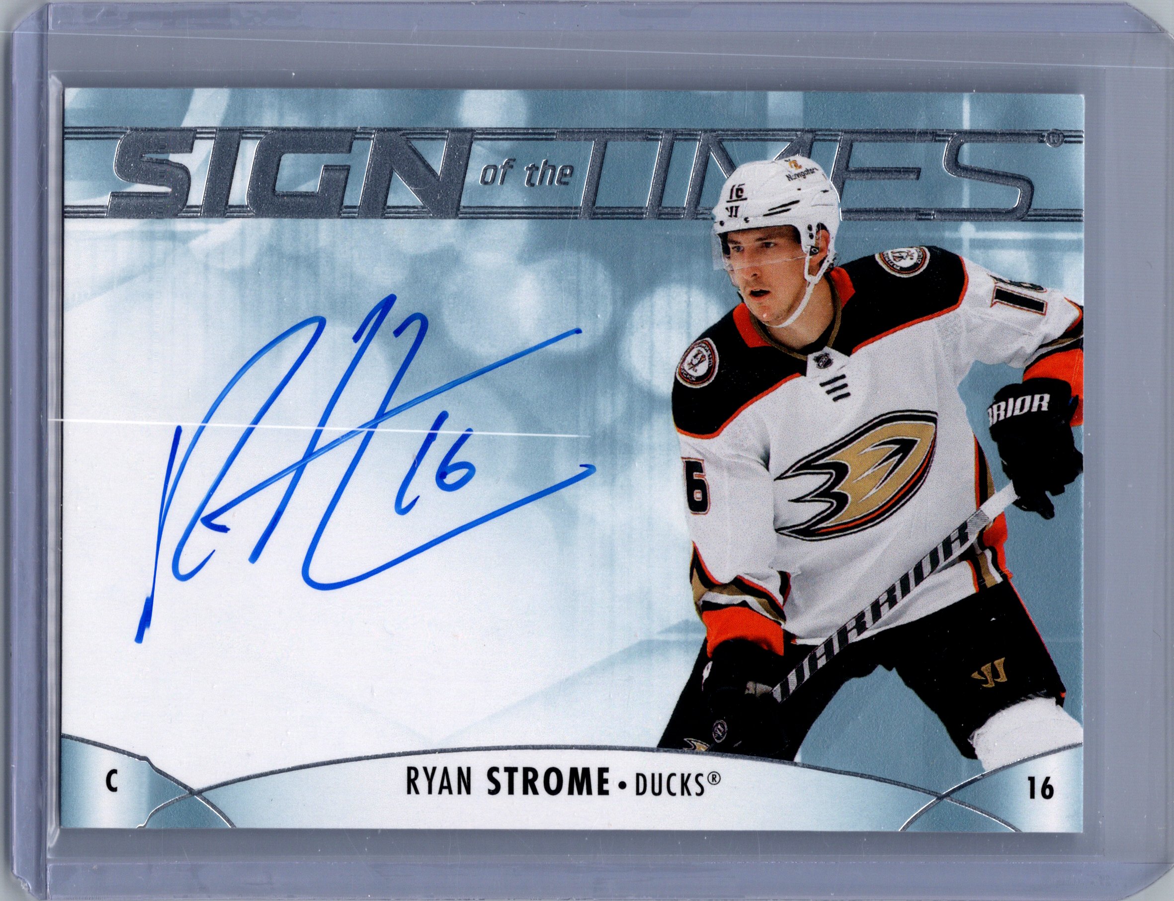 2023-24 SP Authentic - Sign of the Times Ryan Strome #SOTT-RS AU front