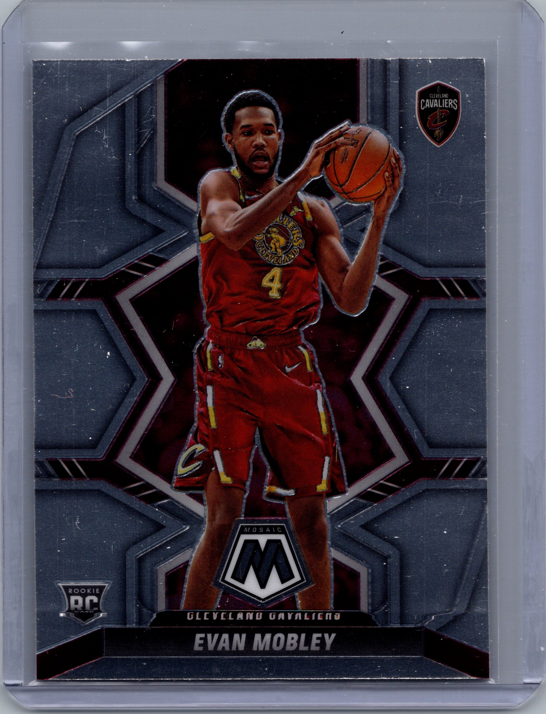 2021-22 Panini Mosaic Evan Mobley #201 RC front