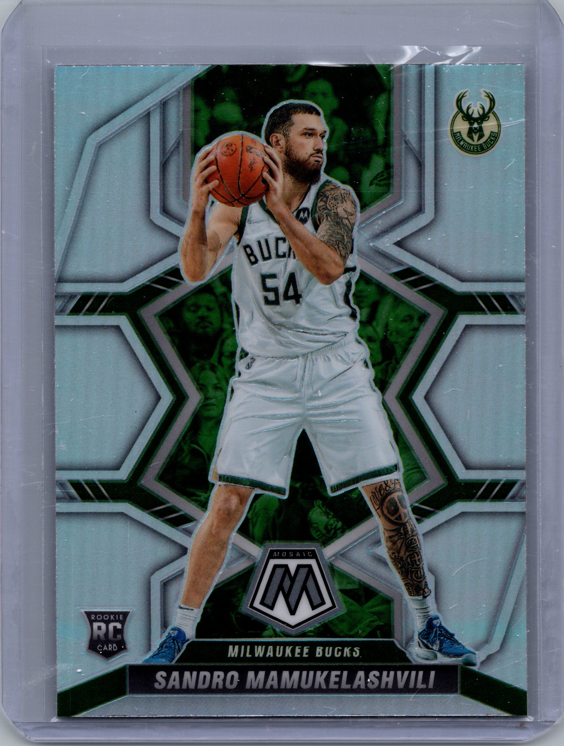 2021-22 Panini Mosaic - Silver Sandro Mamukelashvili #236 RC front
