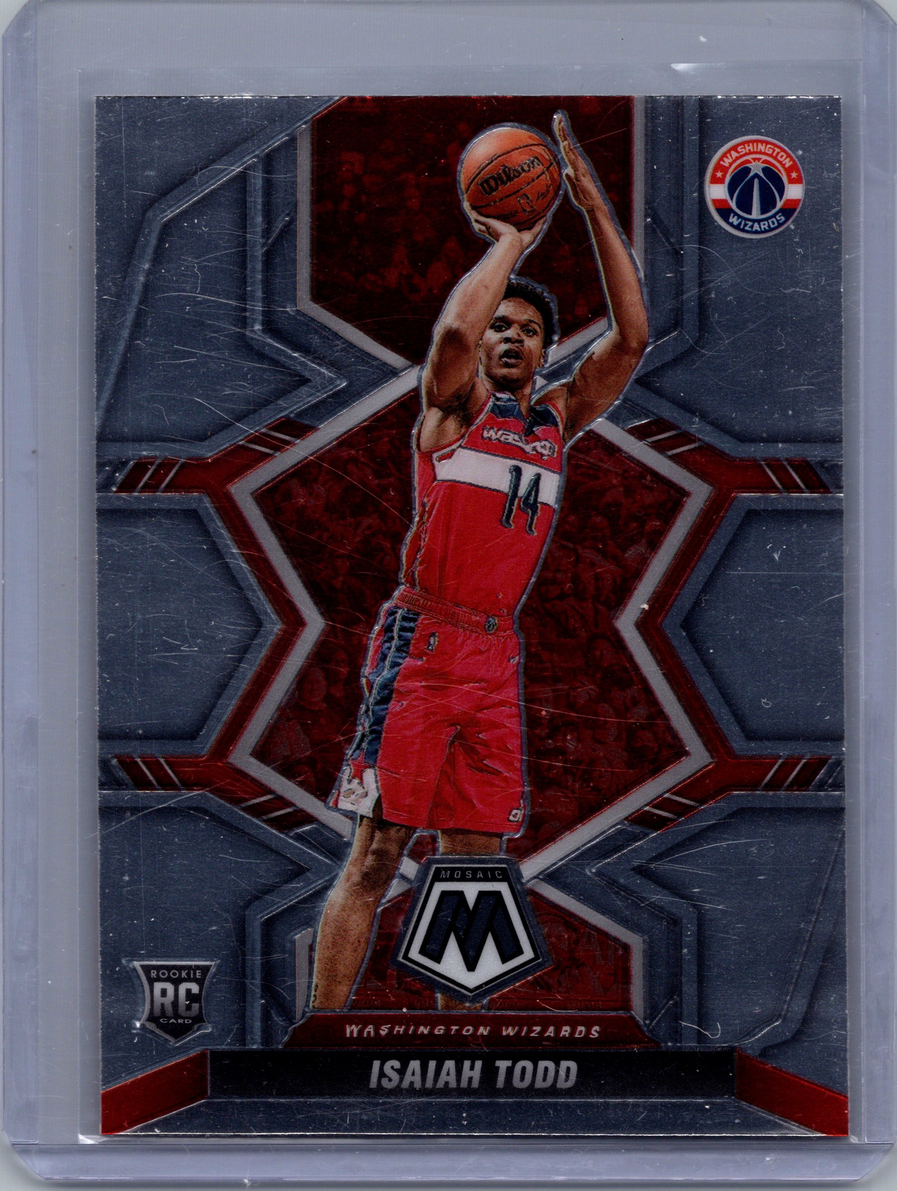 2021-22 Panini Mosaic Isaiah Todd #240 RC front
