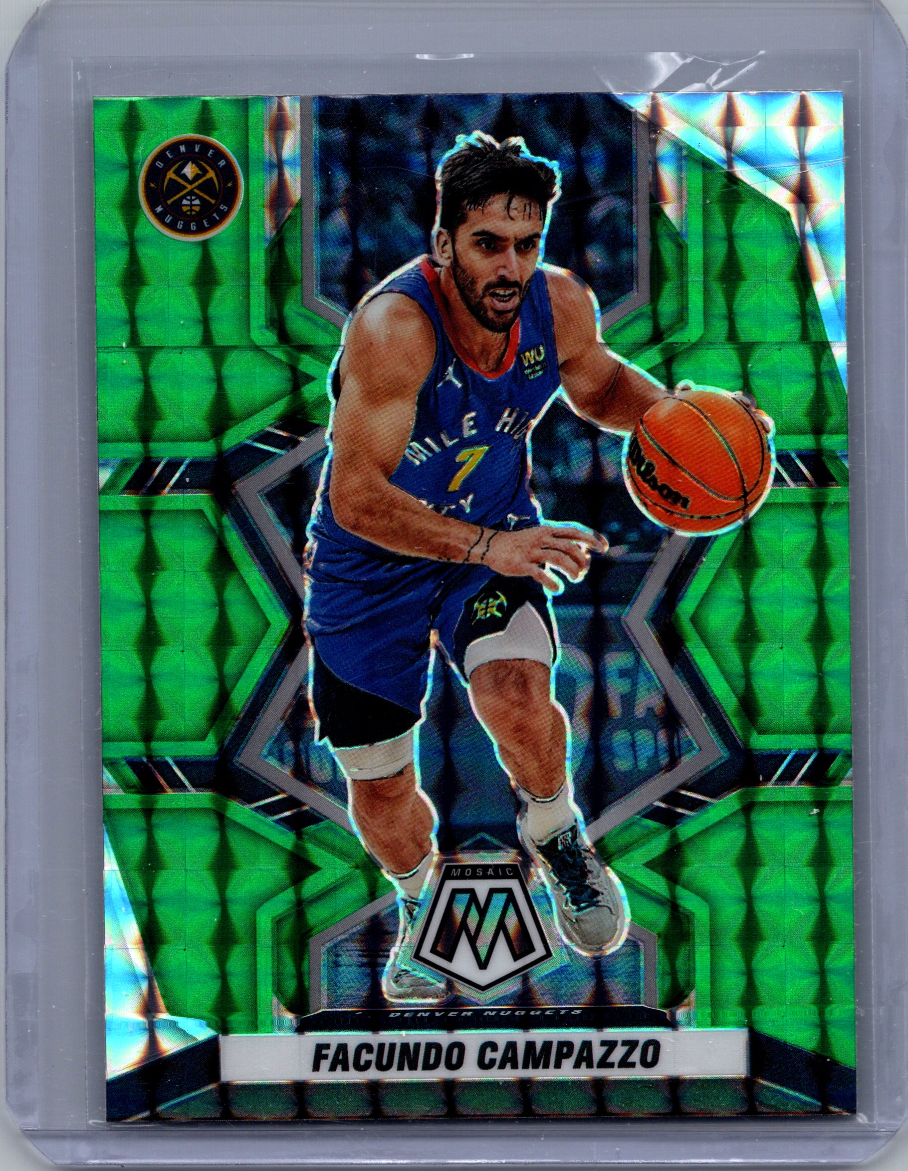 2021-22 Panini Mosaic - Green Facundo Campazzo #110 front