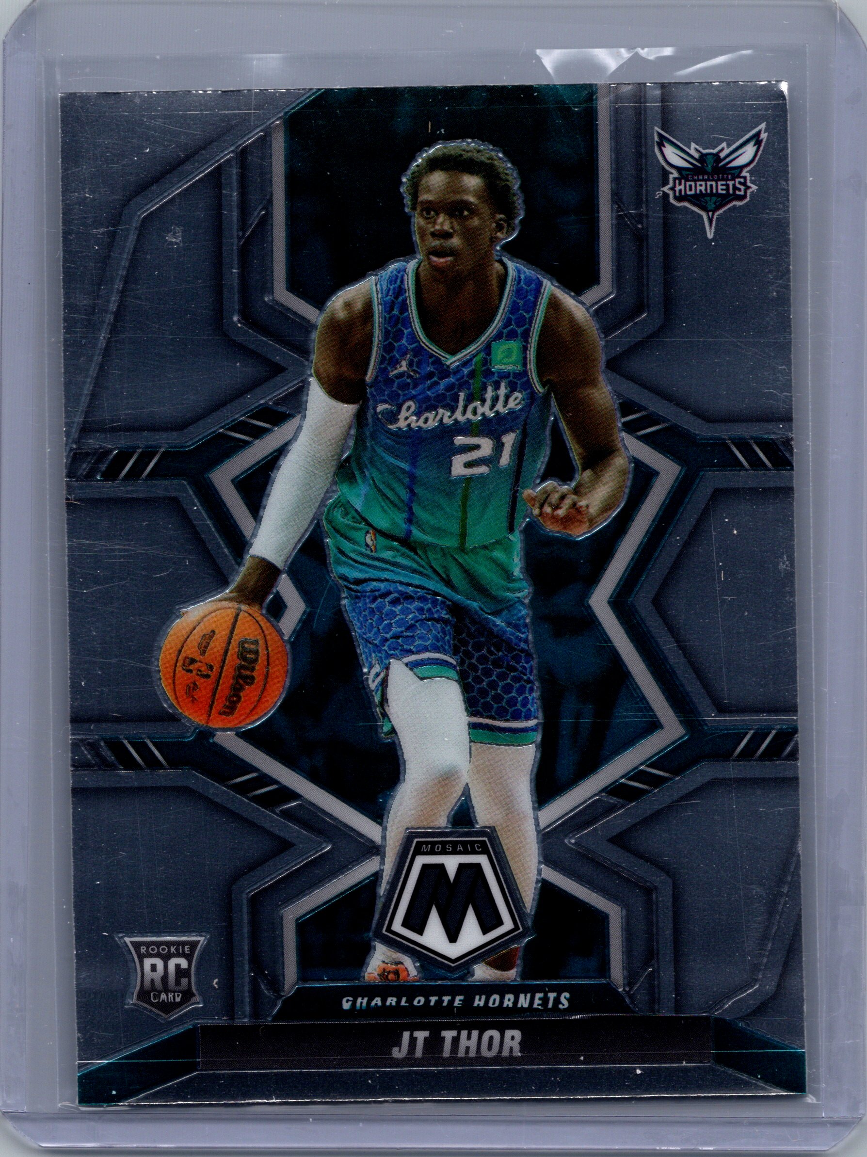 2021-22 Panini Mosaic JT Thor #244 RC front
