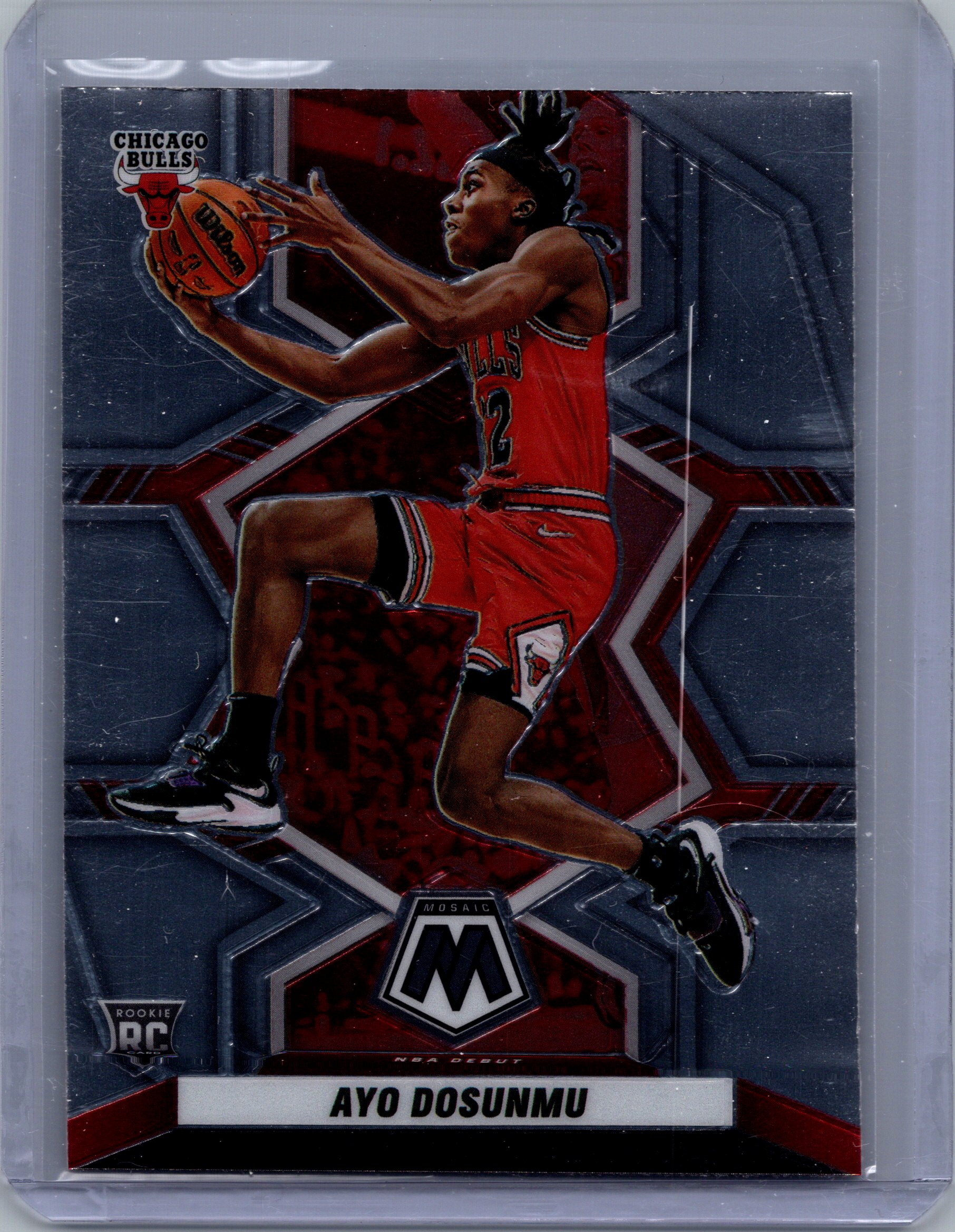 2021-22 Panini Mosaic Ayo Dosunmu #279 front