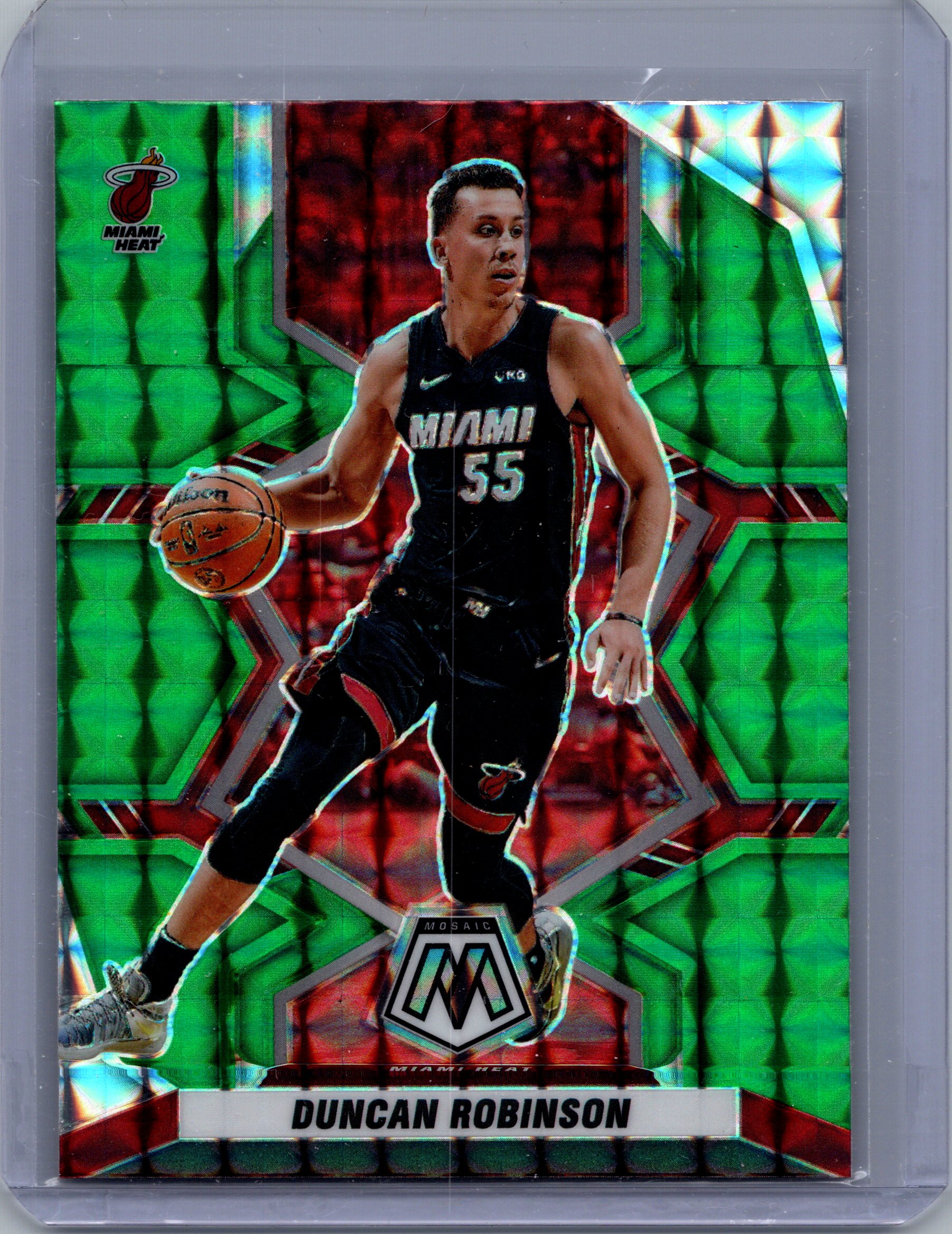 2021-22 Panini Mosaic - Green Duncan Robinson #168 front